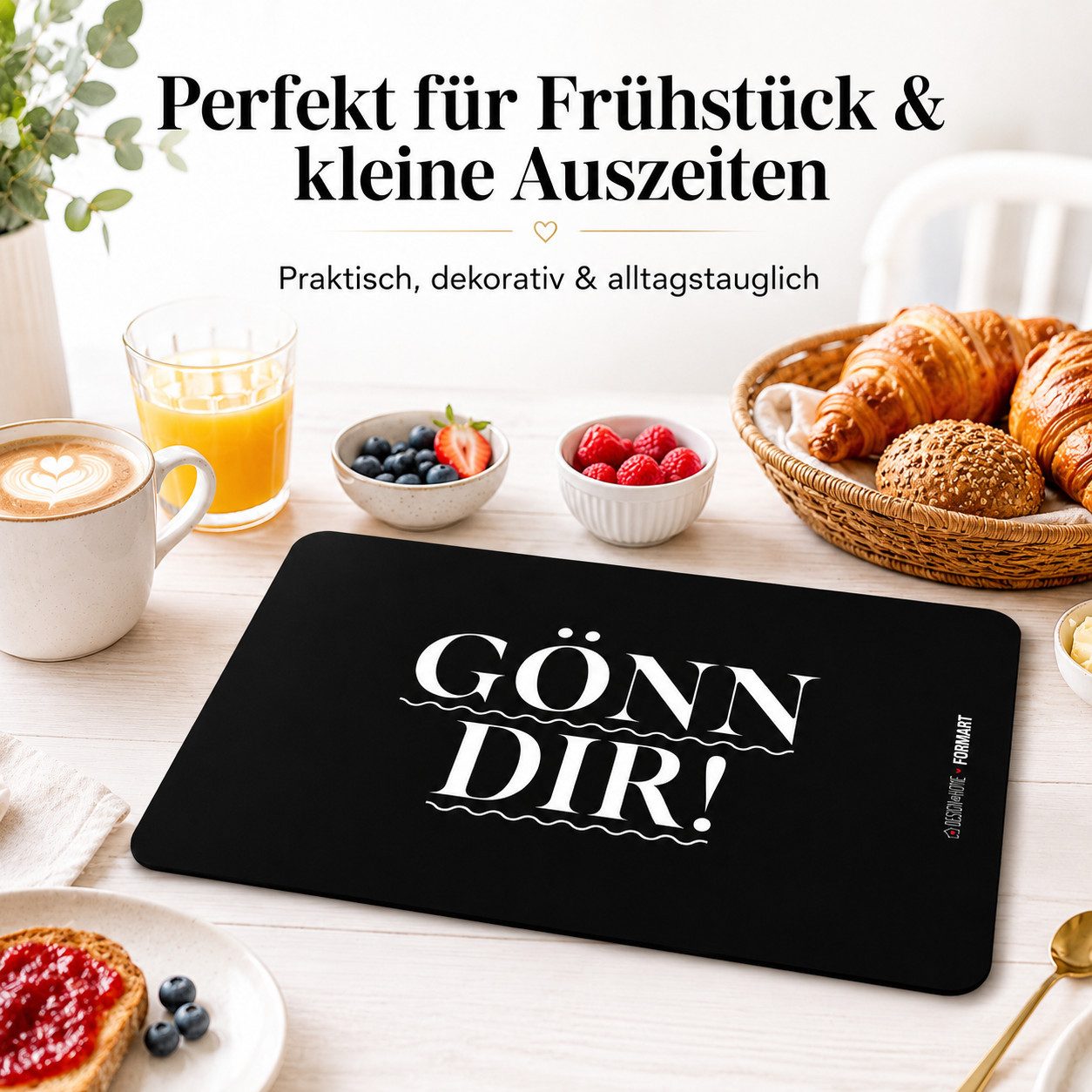 PPD Schneidebrett Frühstücksbrettchen aus Resopal - Gönn Dir, Resopal