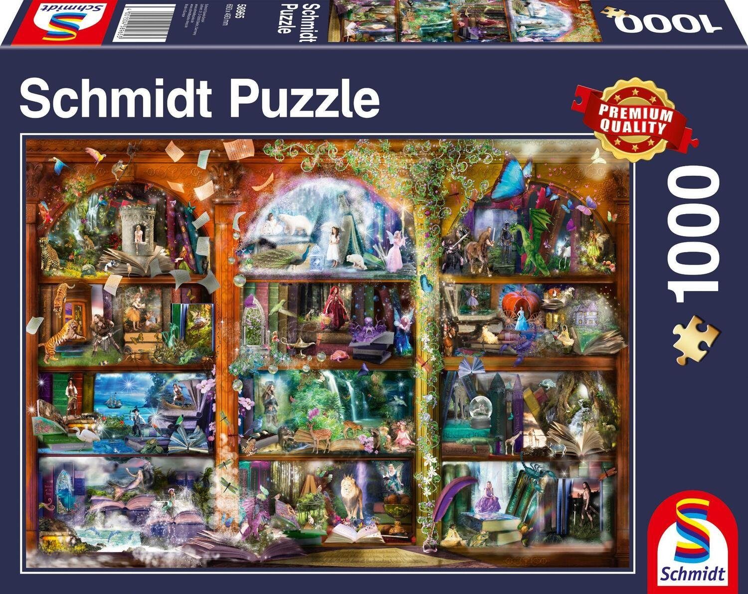 Schmidt Spiele Puzzle Märchen-Zauber Puzzle Puzzleteile 1.000 1000 Teile