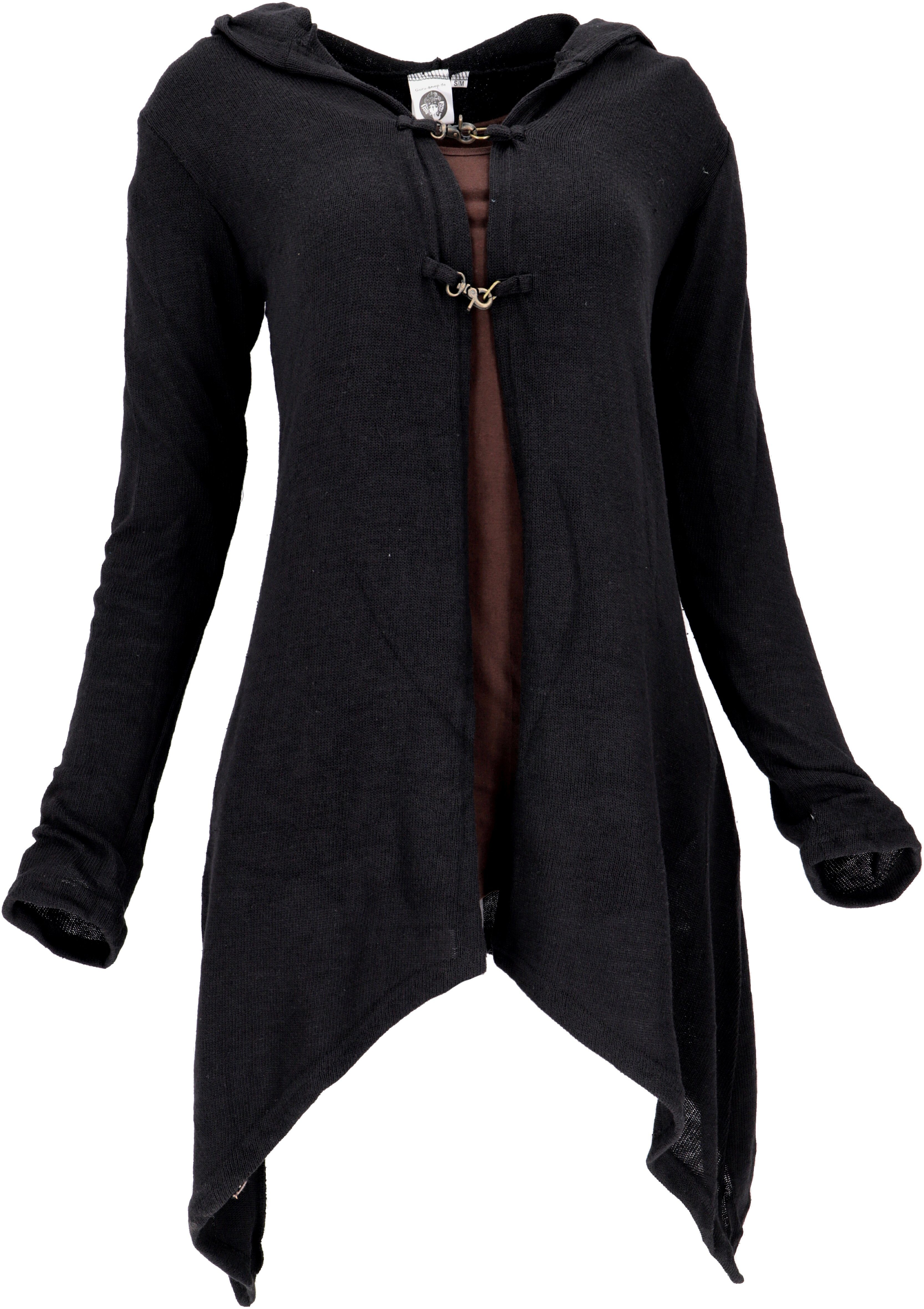 Guru-Shop Langjacke Lange Strickjacke, Strickmantel mit günstig online kaufen