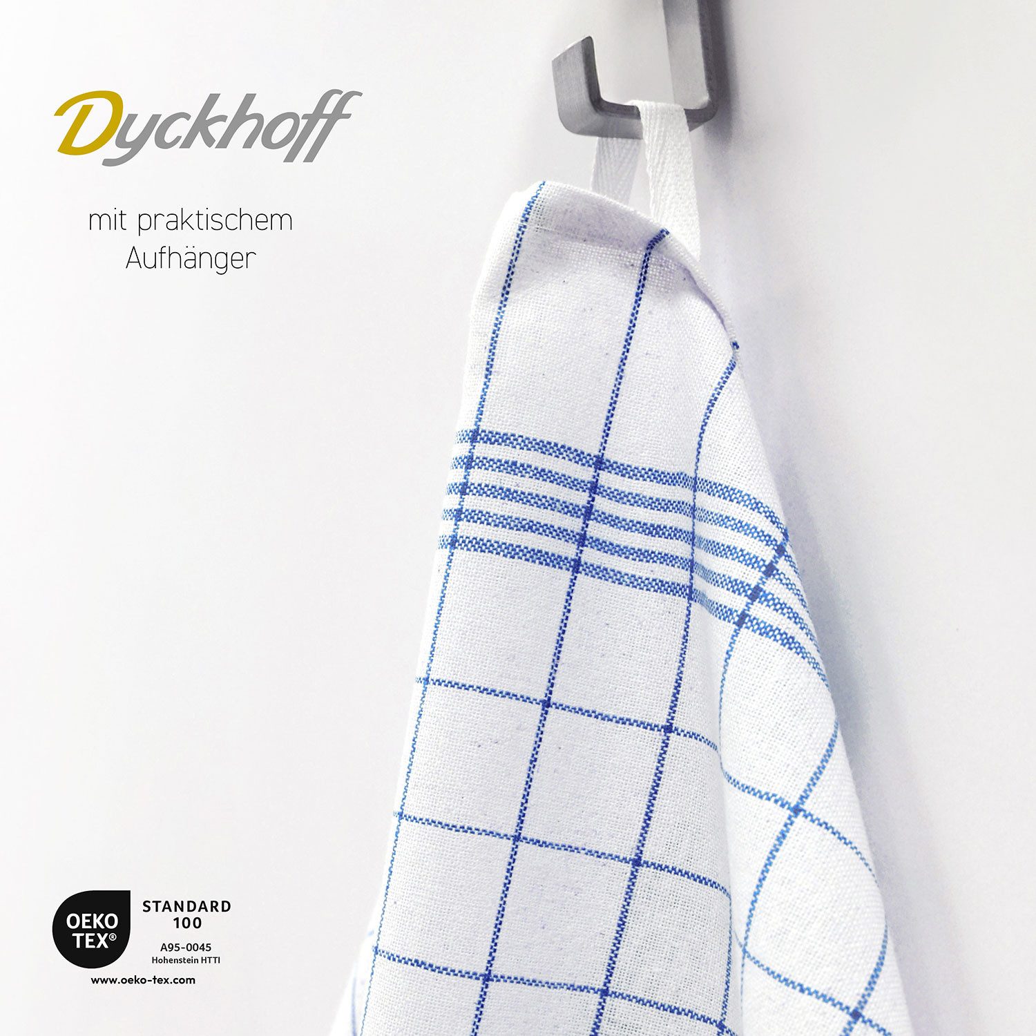 Dyckhoff Geschirrtuch Karo, (Packung, 20-tlg., 20 günstig online kaufen