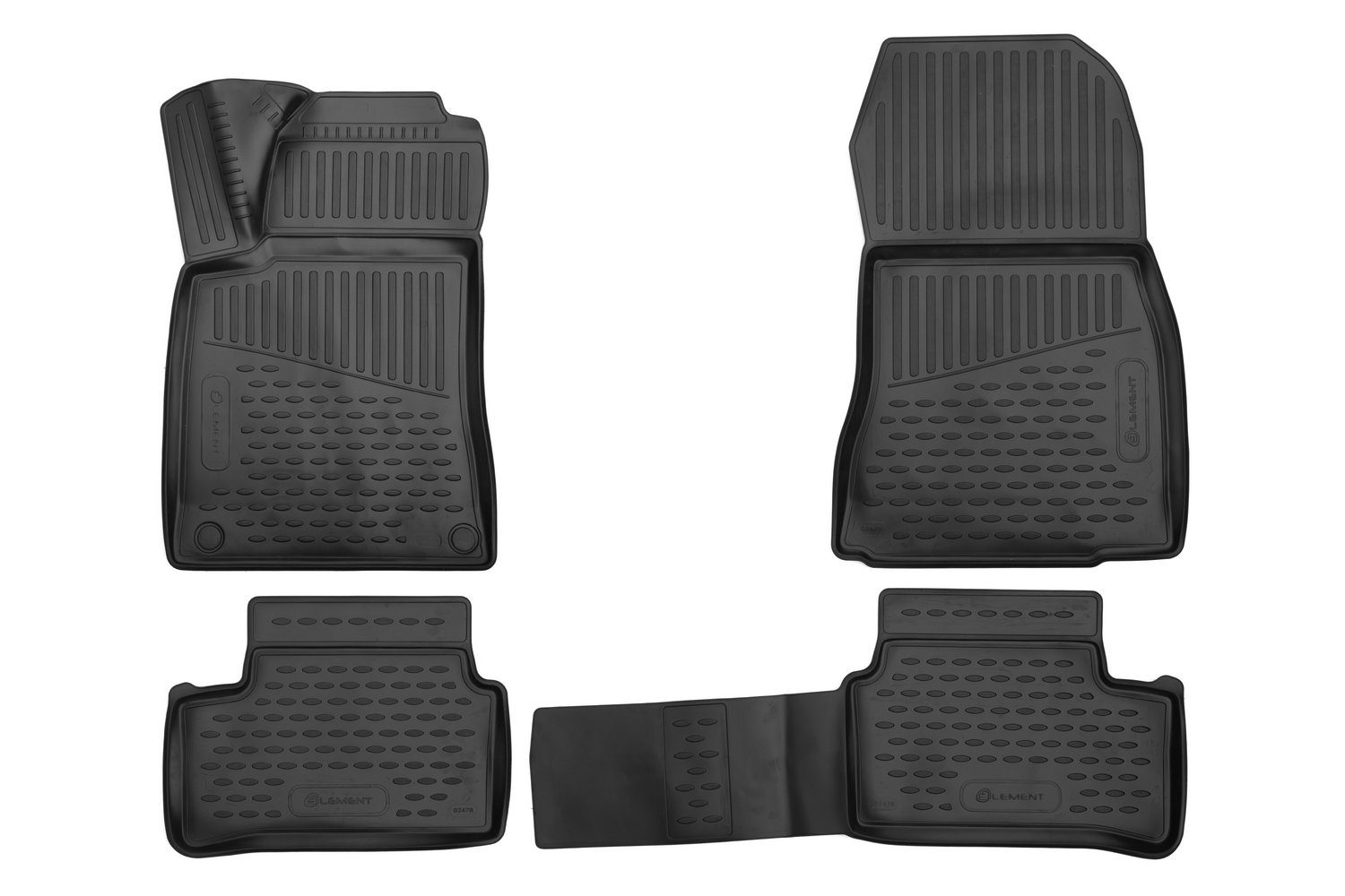 LEMENT Auto-Fußmatten für MERCEDES-Benz CLA-Klasse X117, 2015–2019, für MERCEDES-Benz CLA-Class X117 PkW, Passform, Passgenaue