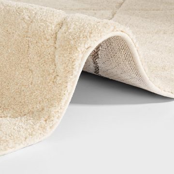 Teppich Hochflor Teppich ColIn-Beige, MINT RUGS, rechteckig, Höhe: 22 mm