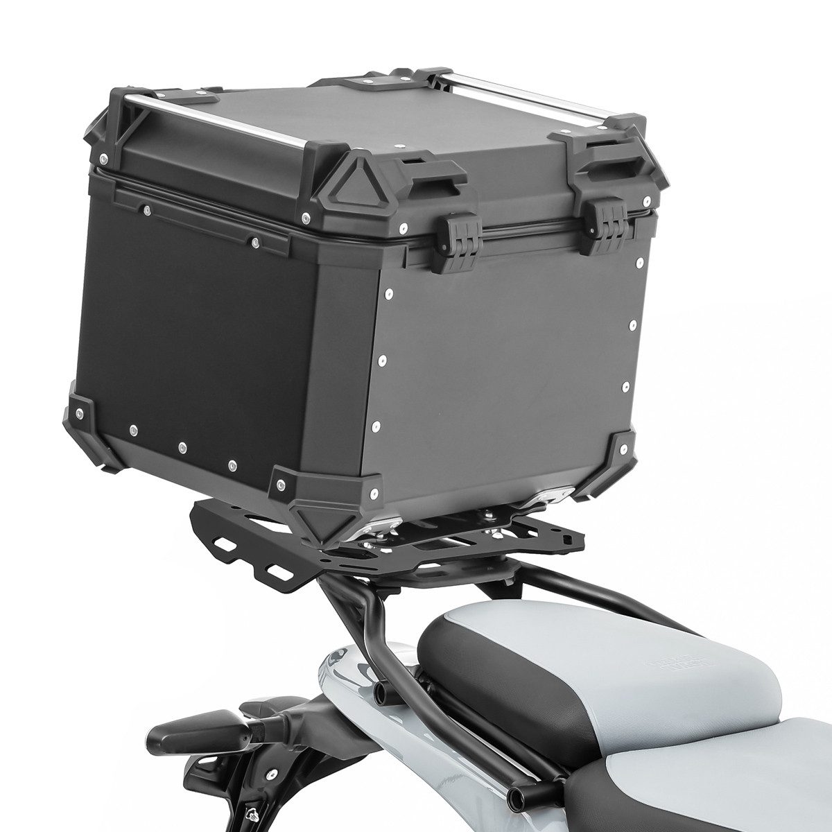 Bagtecs Topcase Set Alu Topcase + Gepäckbrücke für Royal Enfield Himalayan 450 24-26 X