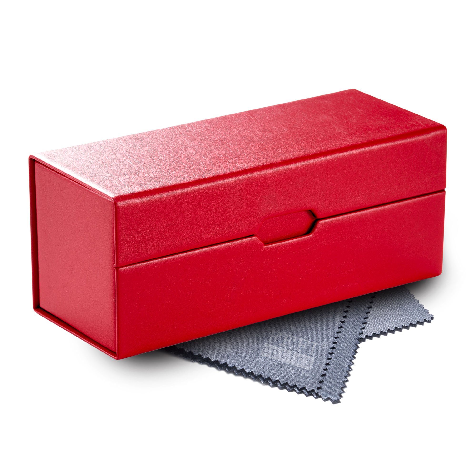 Milisten Damen Brillenetui Aus Leinen – Rosa, Hartschale, 16,1x6,3x3,9 Cm