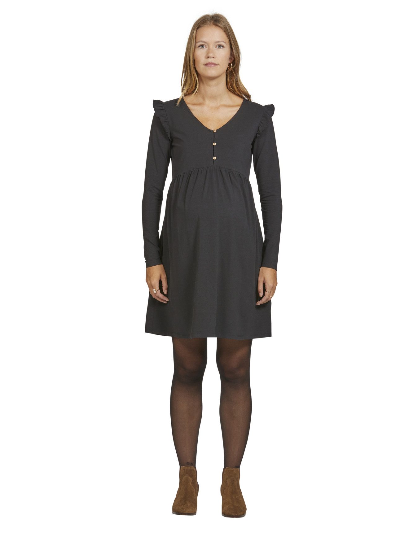 vertbaudet Umstandskleid Kurzes Kleid für Schwangerschaft & Stillzeit