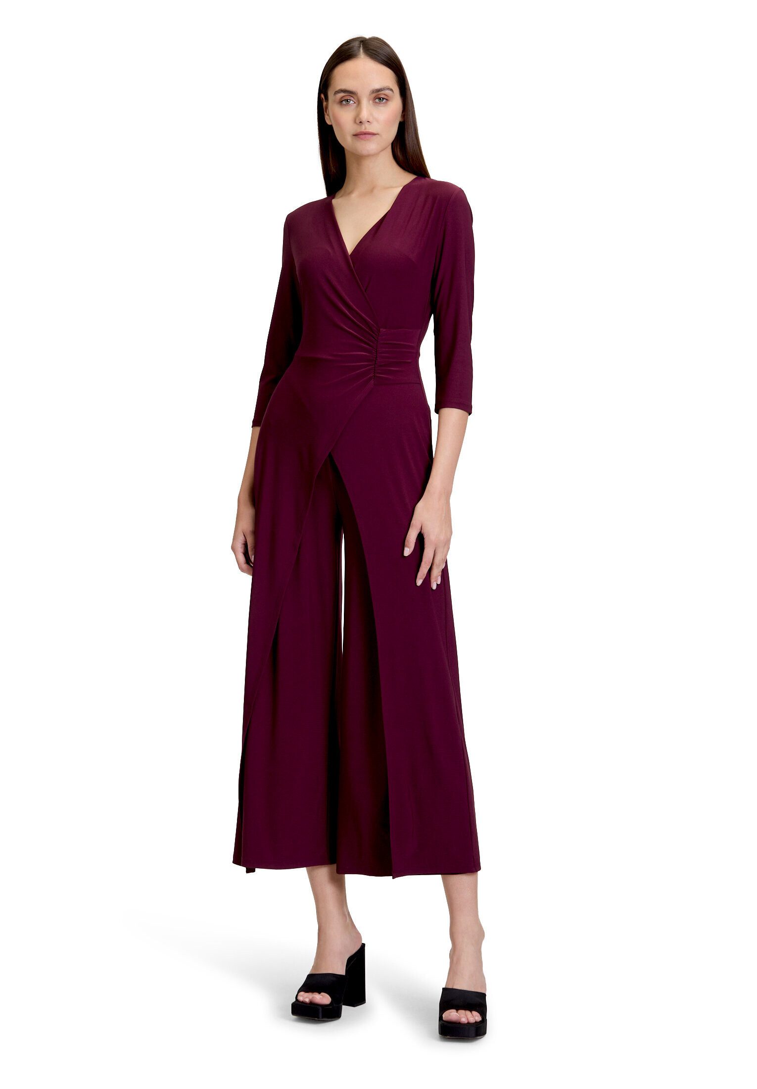 Cartoon Overall Damen mit weitem Bein (1-tlg)