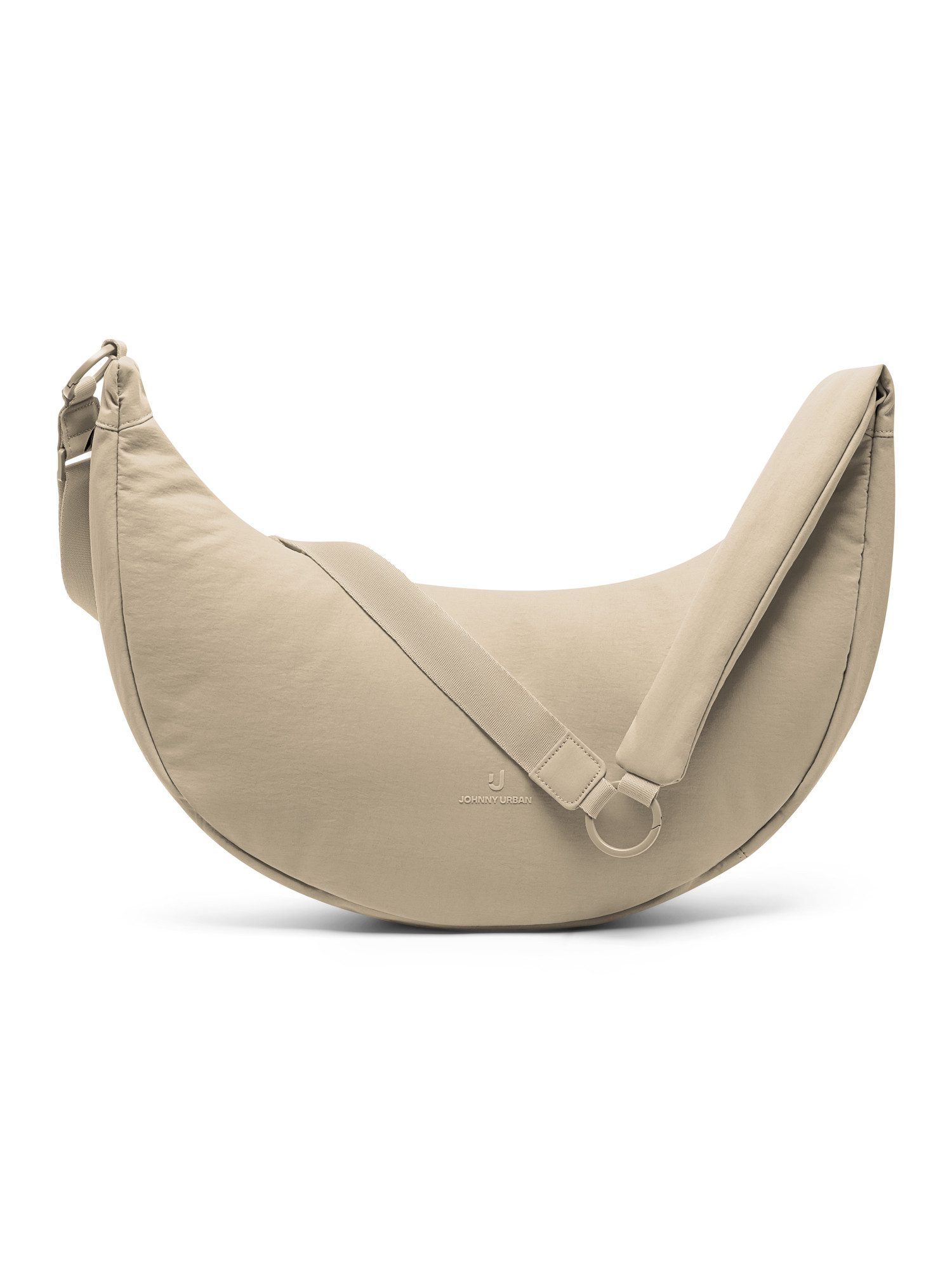 Johnny Urban Umhängetasche Lou Large Half Moon Bag, Wattierte Halbmondtasche, Zwei Looks in Einem