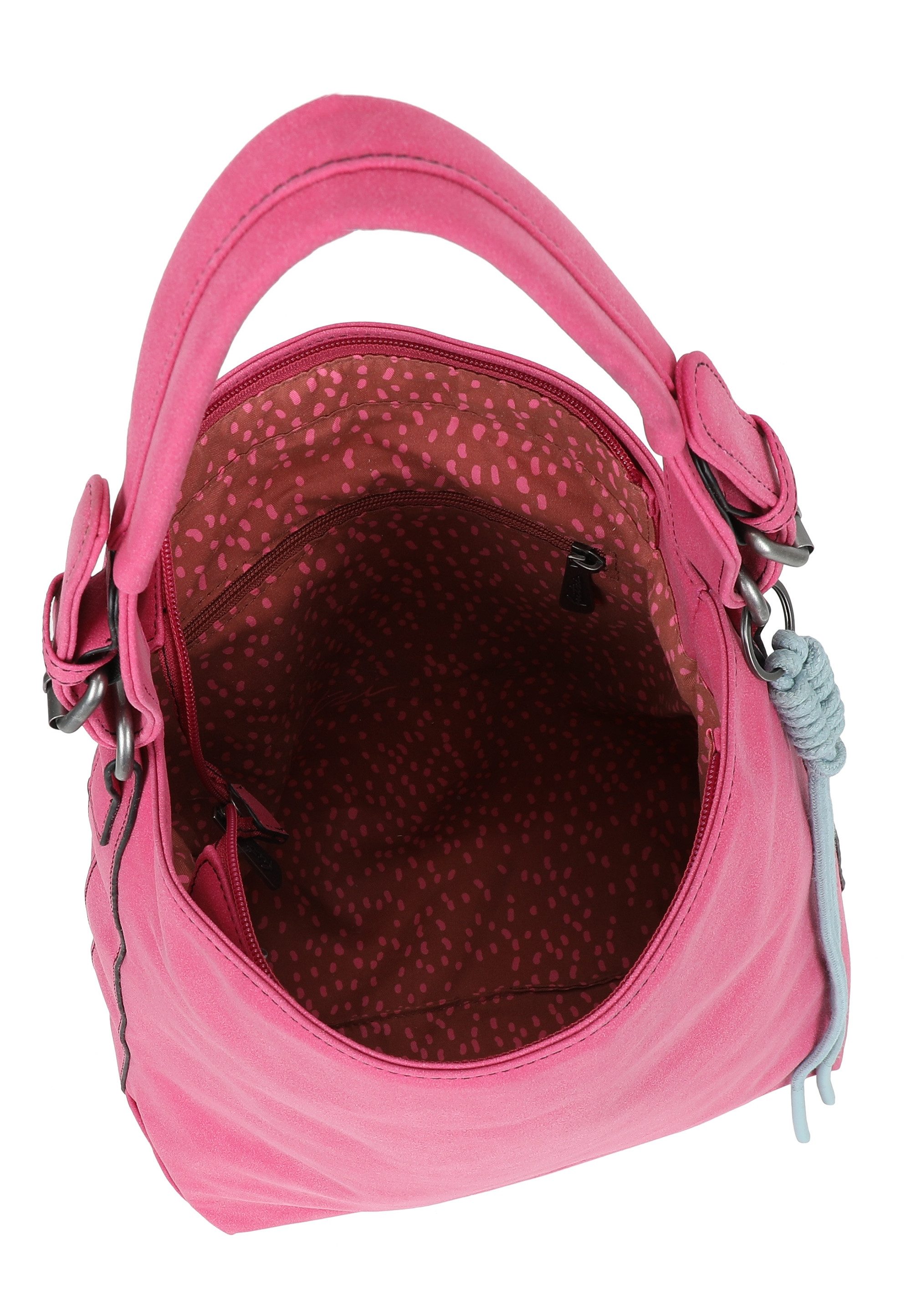 Fritzi aus Preußen Schultertasche Jacky Black, mit Reißverschluss