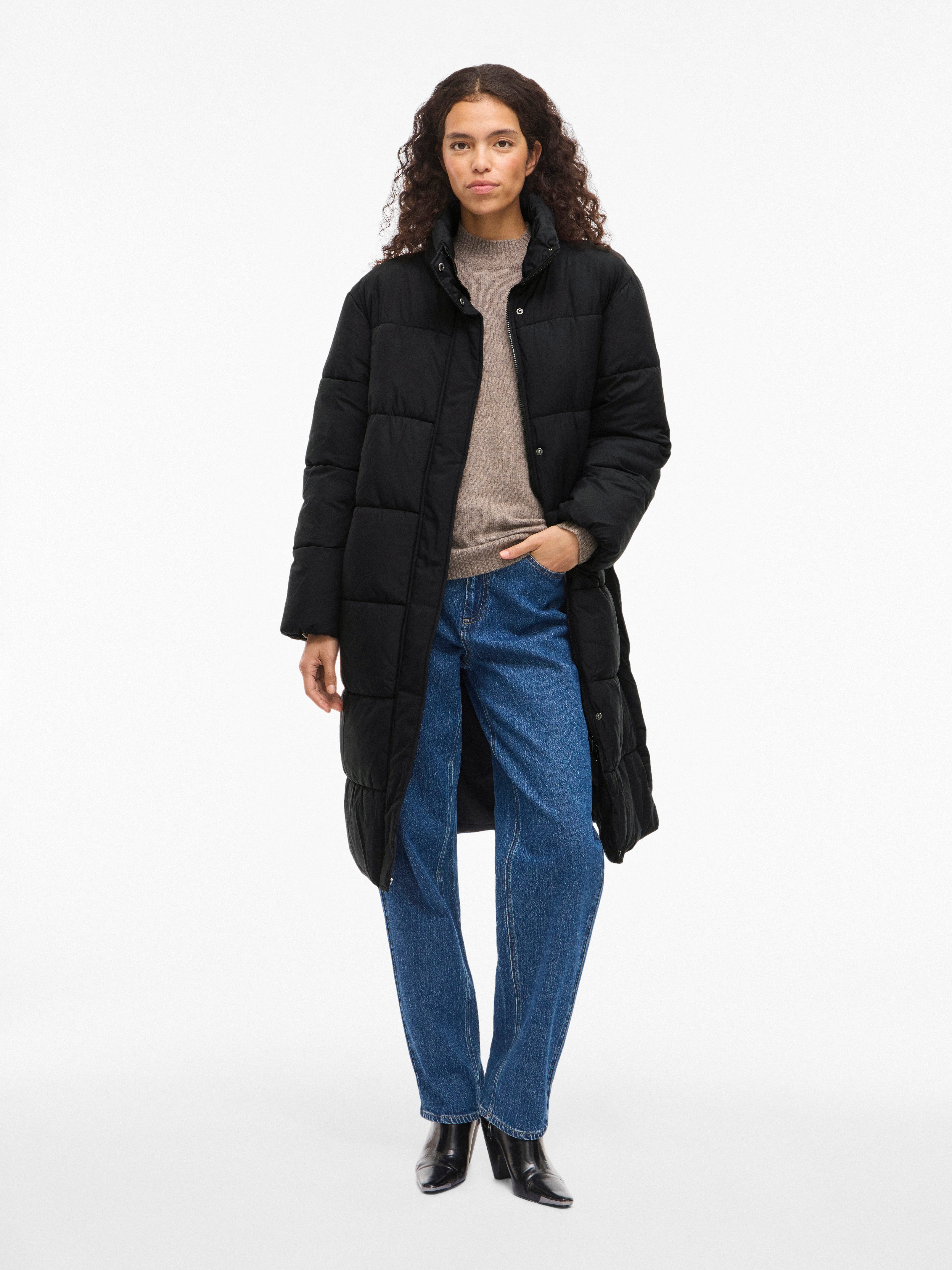 Vila Langmantel VIPUFF L/S PUFFER COAT/PB