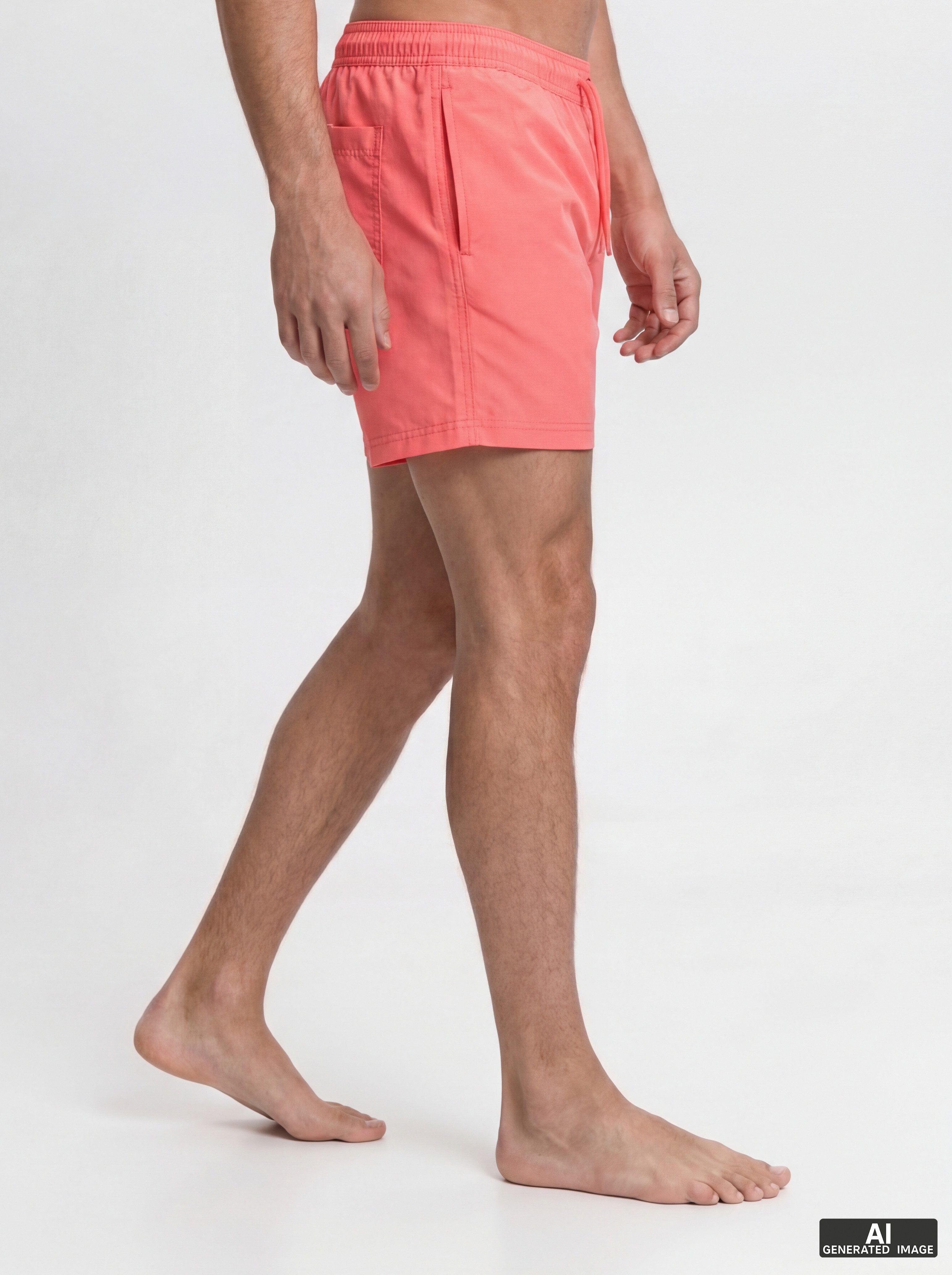 Jack & Jones Badeshorts JPSTMAUI TROPIC SOLID SWIM SHORTS SN Kunstfaser, normal geschnitten