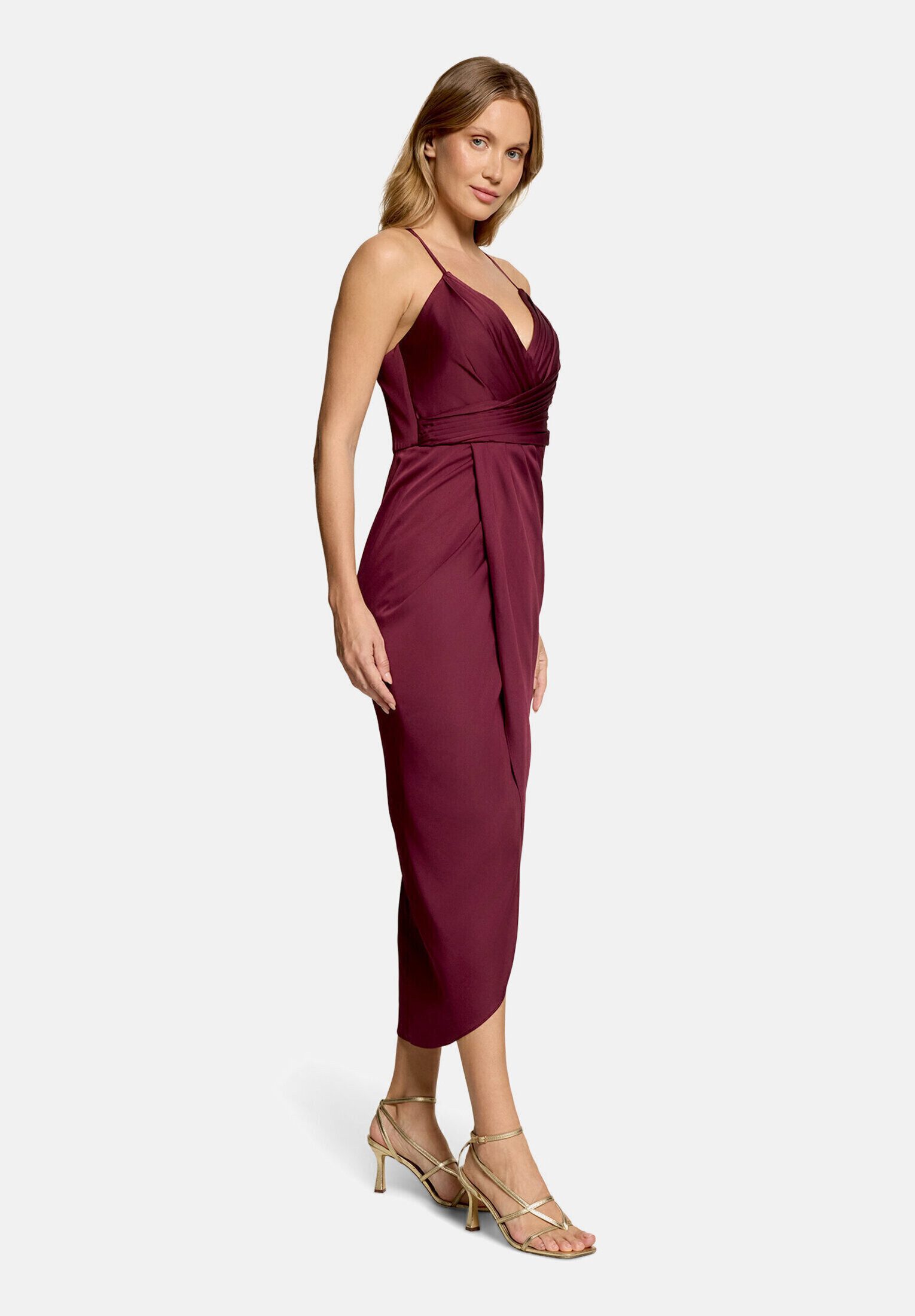 Vera Mont Abendkleid Damen mit Raffung Material