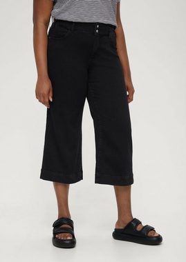TRIANGLE Stoffhose Jeans-Culotte / Regular Fit / Mid Rise / Wide Leg