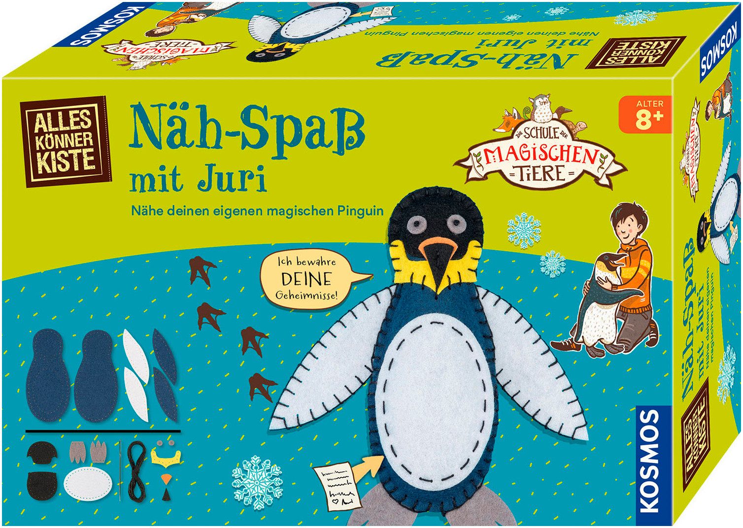 Kosmos Kreativset AllesKönnerKiste - Die Schule der magischen Tiere Nähspaß mit Juri