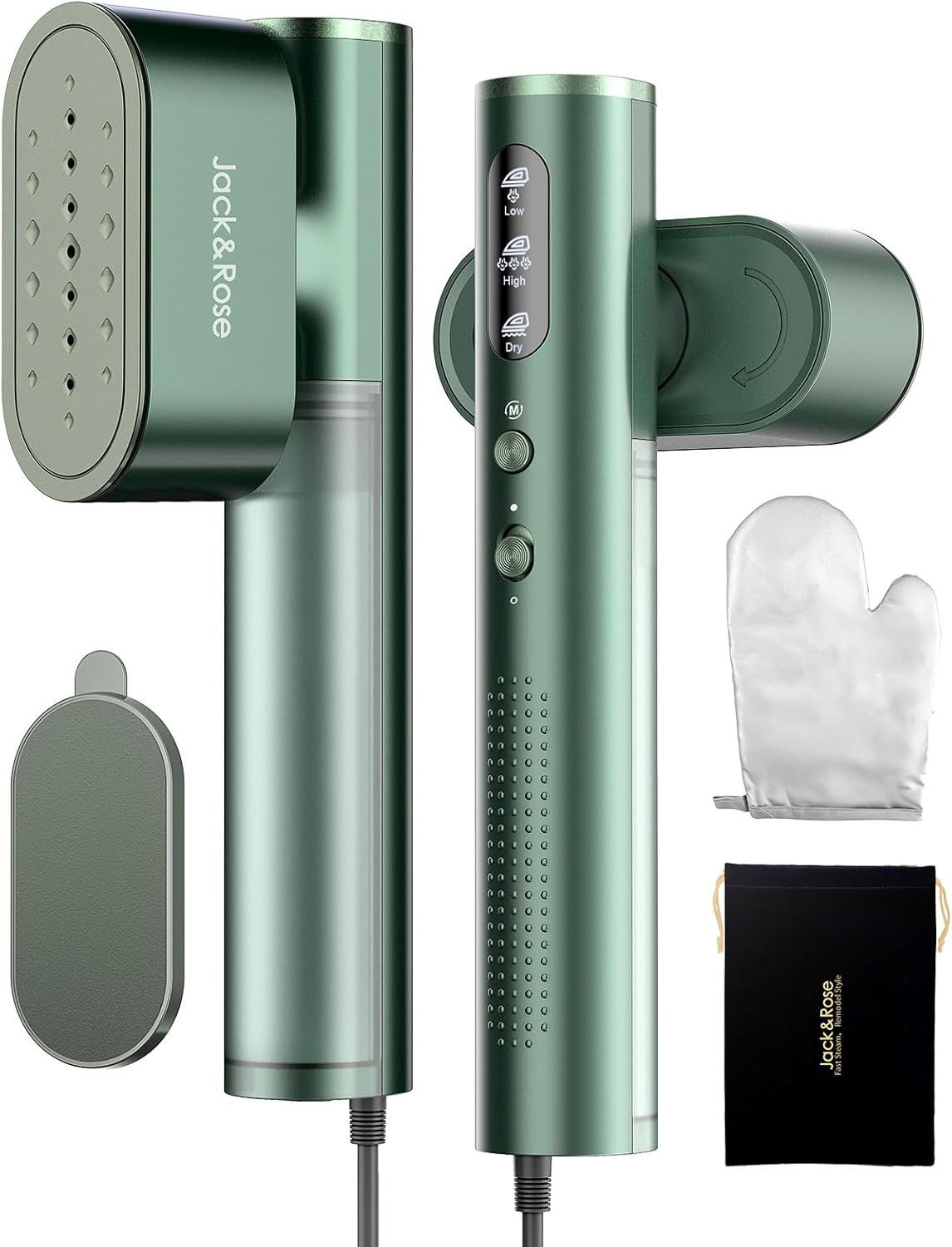 Oneisall Reise-Dampfbügeleisen KALO 2-in-1 Dampfglätter für Global, 1000W Steamer, 1000 W, Tragebar
