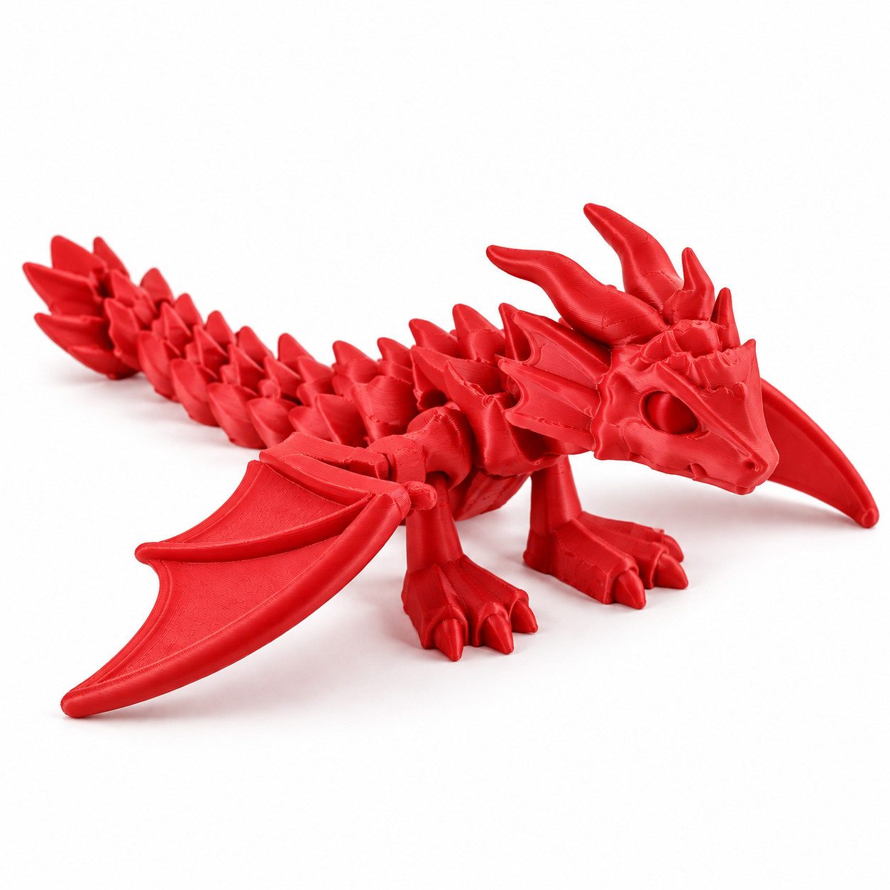 Alpha Electronics Fantasy-Figur Flexibler Gelenkdrache mit beweglichen Flügeln – Schwanz & Beinen (Sparangebot, 1 St., Sammlerset), Deko, Geschenk & Sammlerstück, 8 Farben