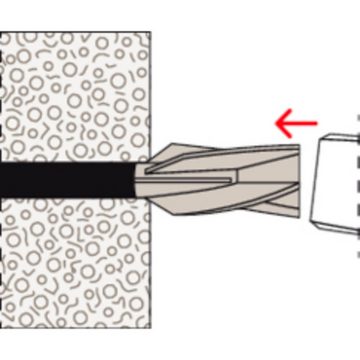 Fischer Universaldübel Gasbetondübel GB 14