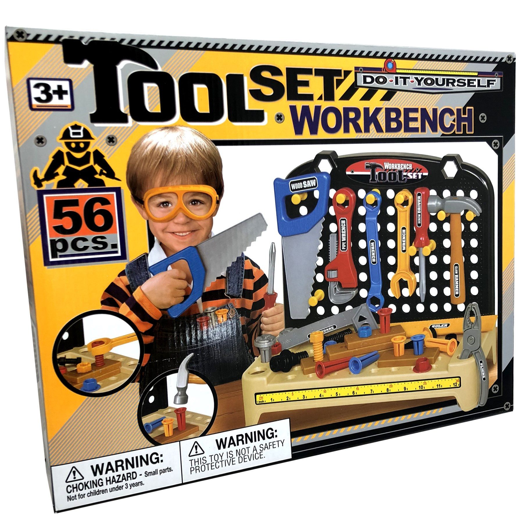 TikTakToo Spielwerkbank große Tischwerkbank mit viel Zubehör, 56-teilig, (5 günstig online kaufen