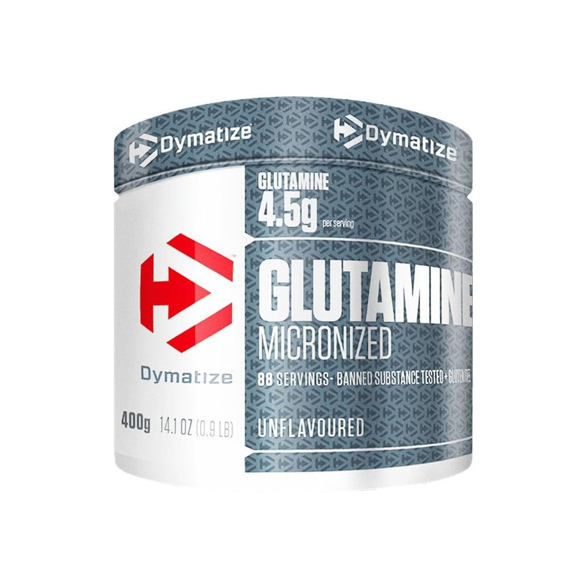 Dymatize Glutamin Pulver Glutamine Miconized Aminosäure 100% L-Glutamin 400 g Pulver, 400 g