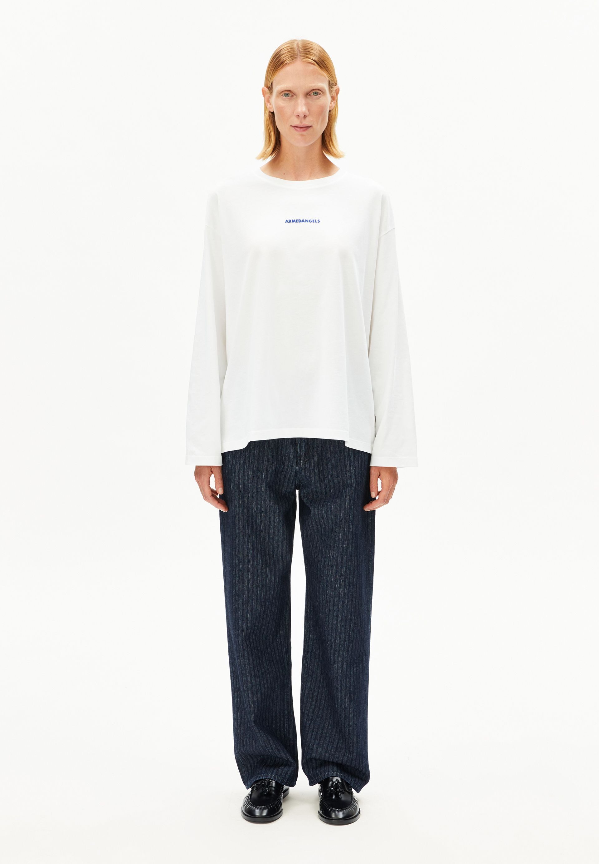 Armedangels Longsleeve FIETAA DETOX Longsleeve aus Bio-Baumwolle Oversized Fit