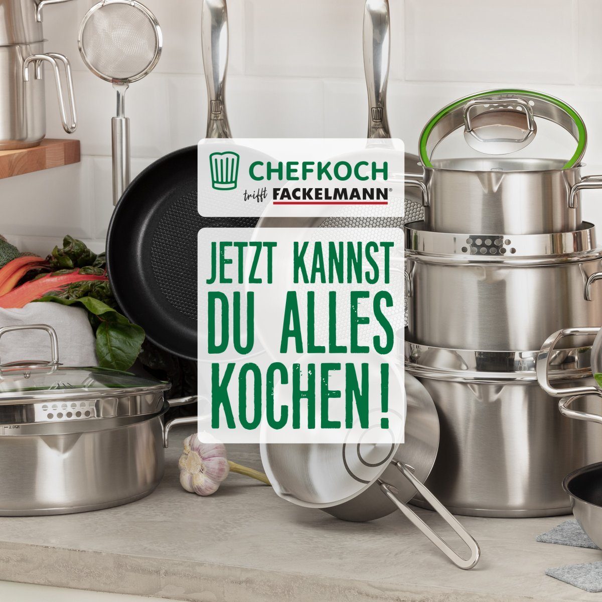 Chefkoch trifft München Fackelmann Kochtopf
