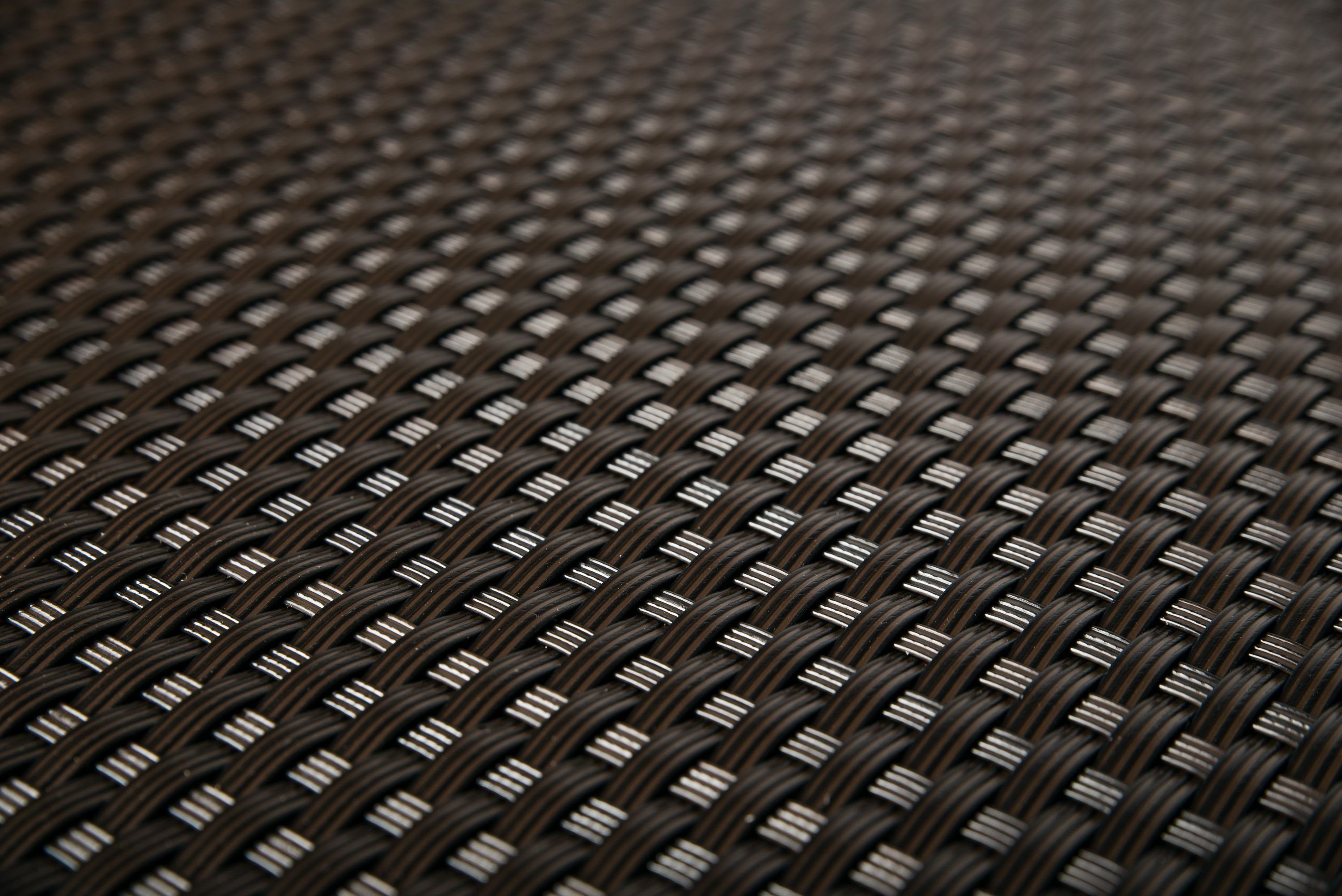 Rattan Art Balkonsichtschutz Polyrattan Balkonsichtschutz Dunkelbraun 0,9x5m Zaunblende Windschutz