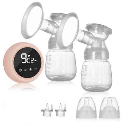 Gimisgu Doppelmilchpumpe Milchpumpe Elektrische Doppelmilchpumpe Stillpumpe Tragbare BPA-frei