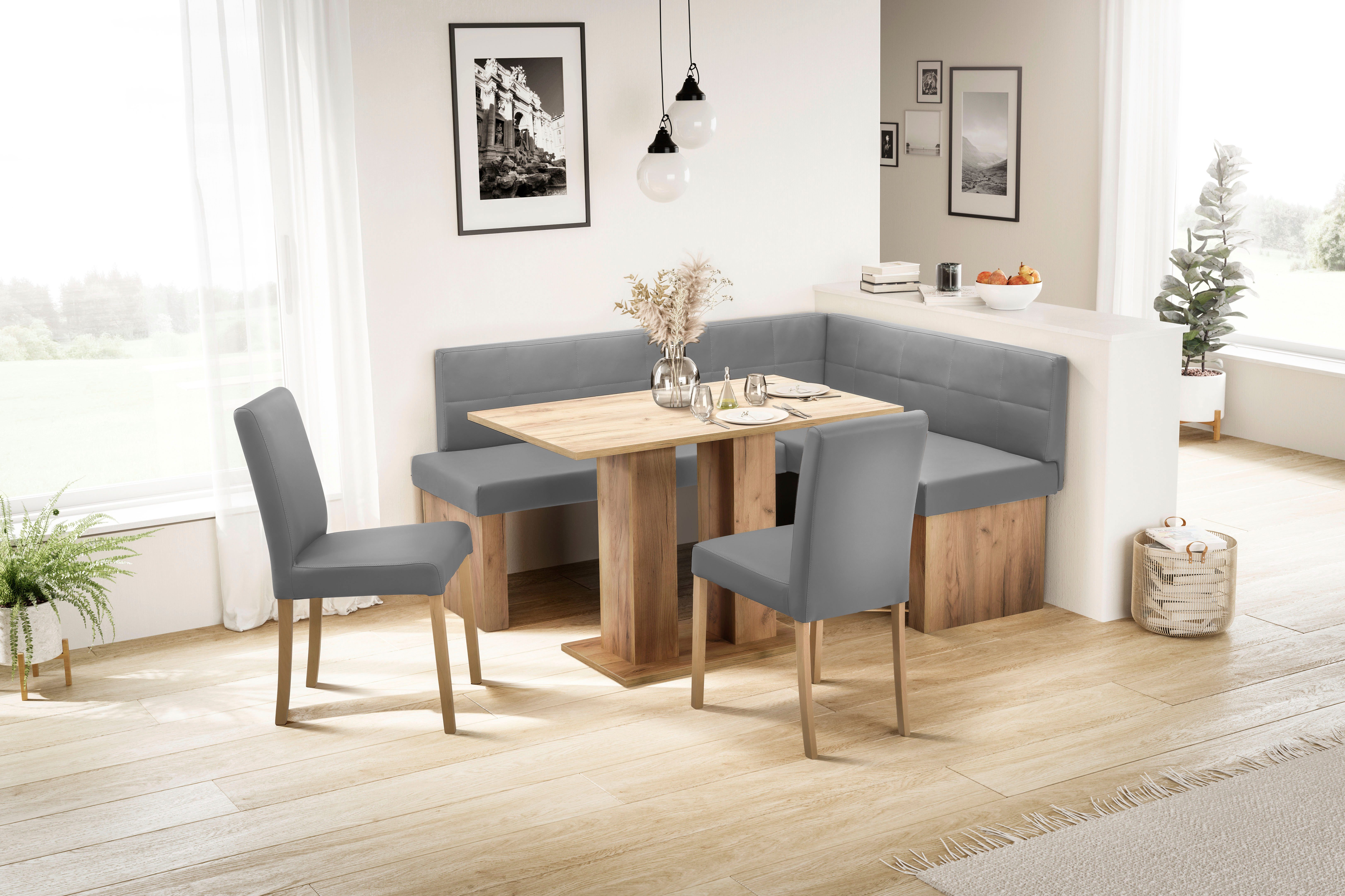 massivline&more Eckbank Anna 2, Breite 169 cm