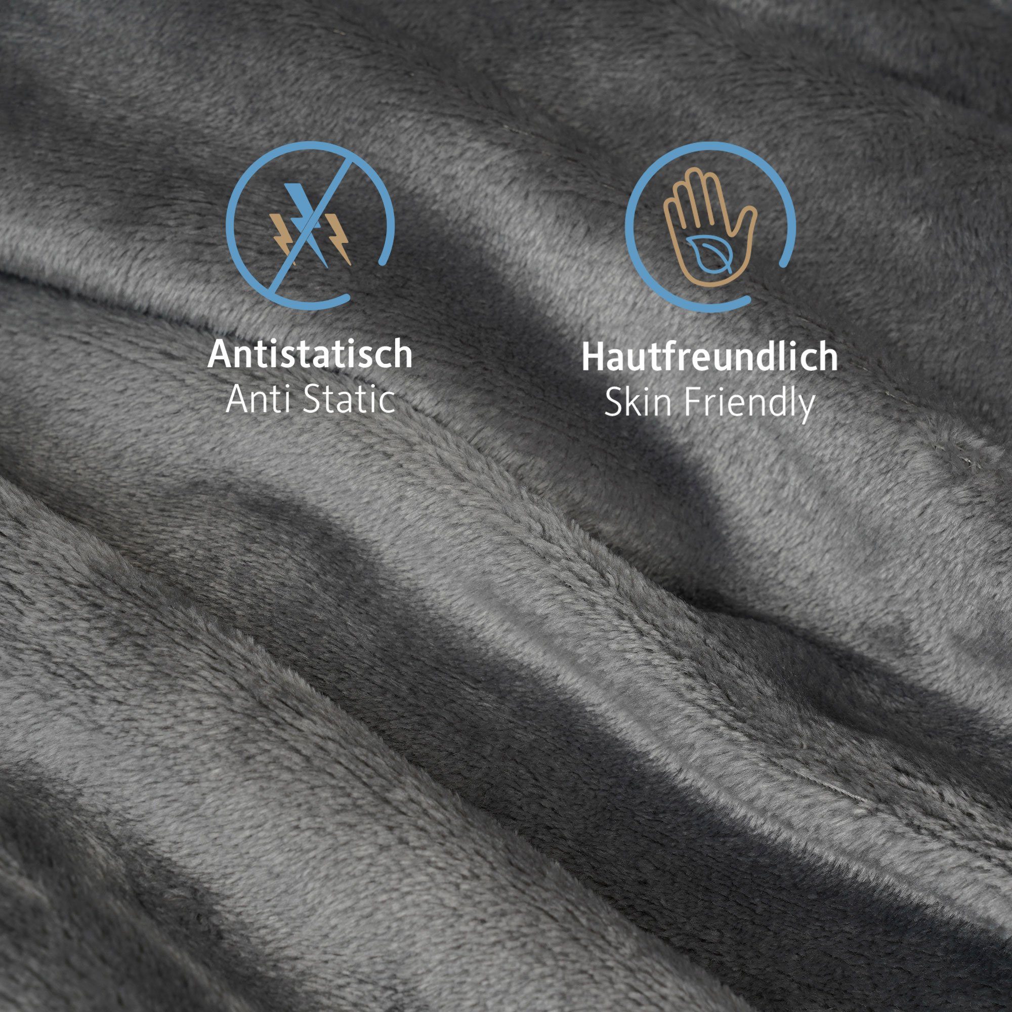 Wohndecke Sherpa Fleecedecke, Oeko-TEX Zertifizierte, Komfortec, Flauschig günstig online kaufen