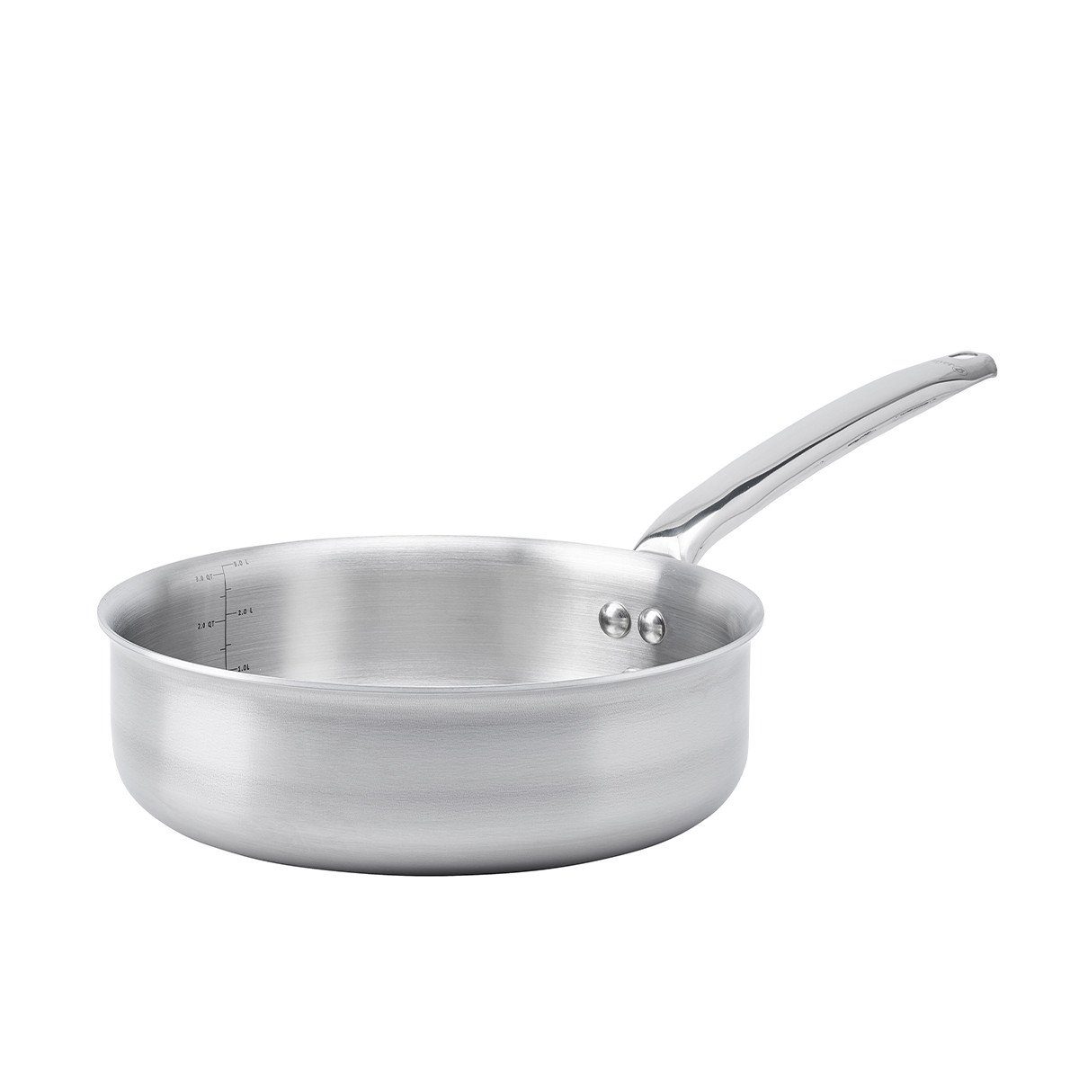 de Buyer Sauteuse Alchimy, gerade 24 cm - Edelstahl-Mehrschichtmaterial