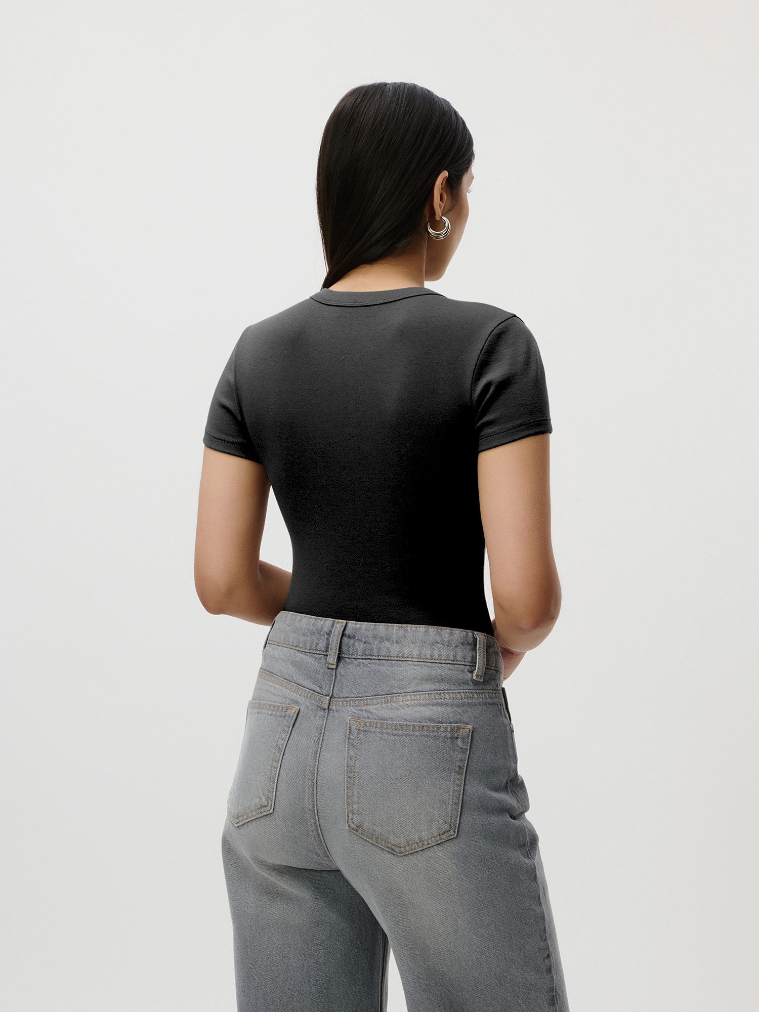 LeGer T-Shirt Ria, LeGer by Lena Gercke schlicht, slim fit günstig online kaufen