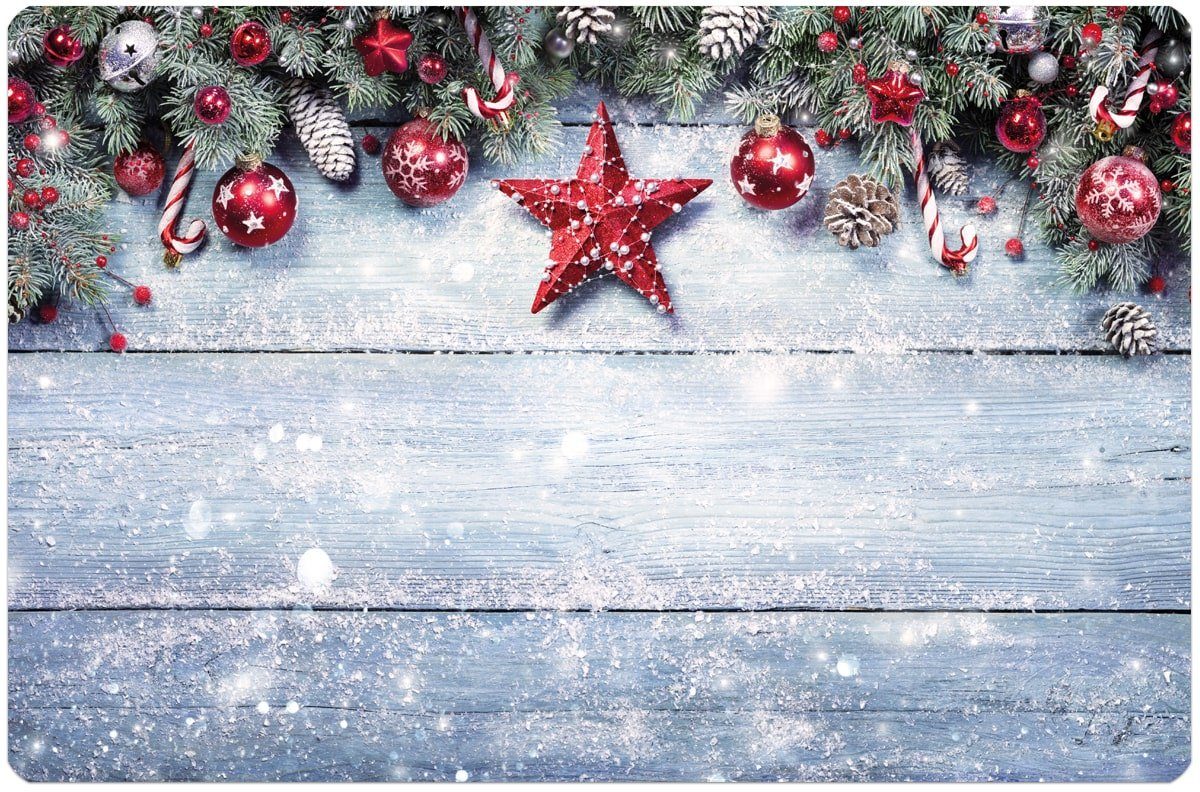 matches21 HOME & HOBBY Platzset Abwaschbare Tischsets 6er Set Weihnachten S günstig online kaufen