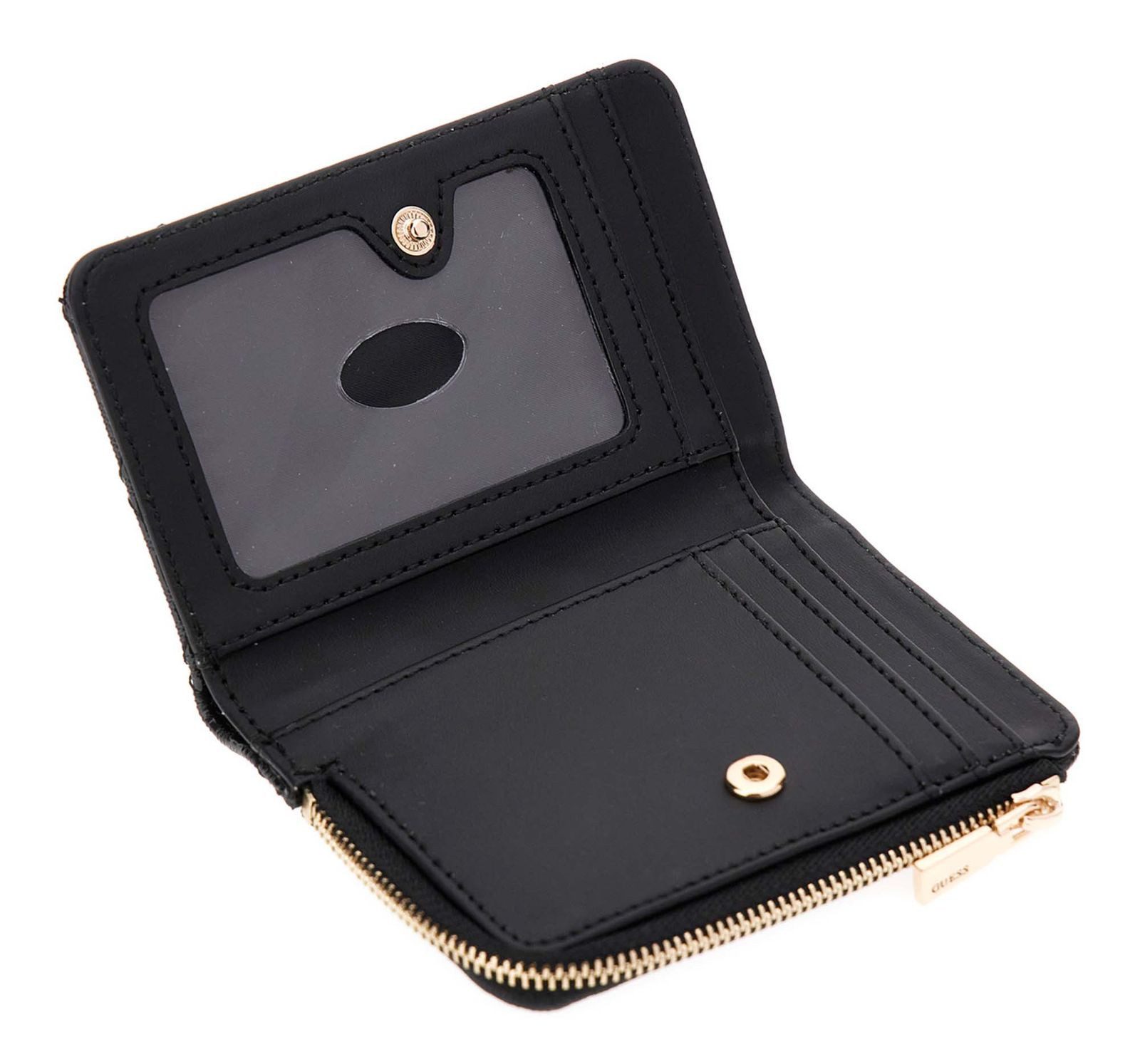 Guess Geldbörse Logo Zip Around Card Case günstig online kaufen