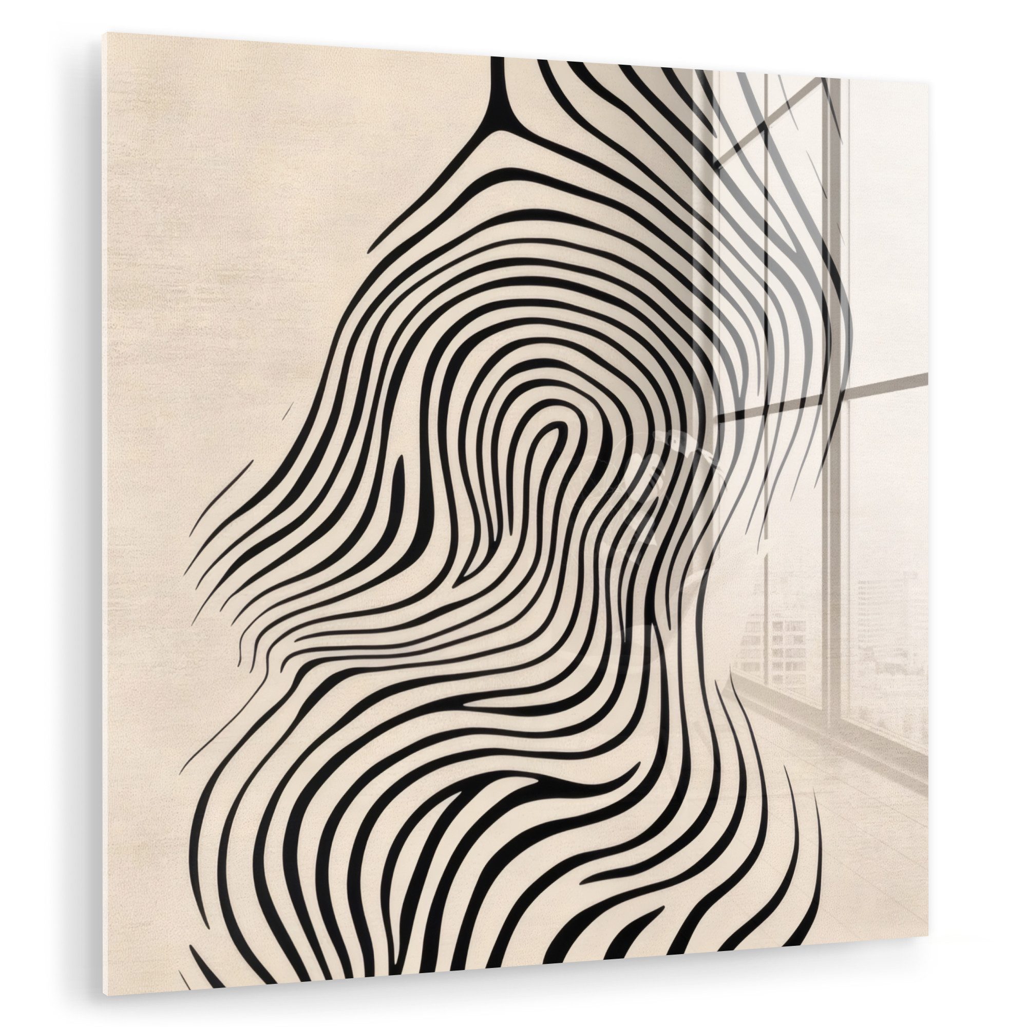 MuchoWow Acrylglasbild Linien - Abstrakt - günstig online kaufen