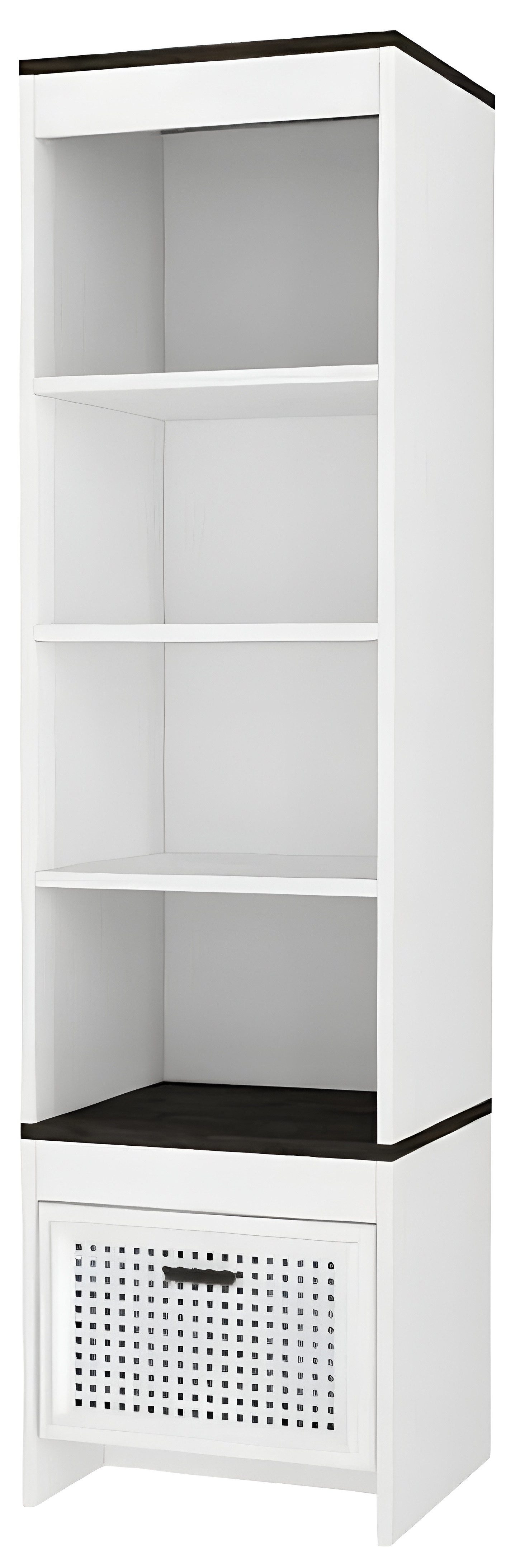 Xlmoebel Bücherregal Weißes Bücherregal für das Jugendzimmer mit modernem Design, Hergestellt in Europa