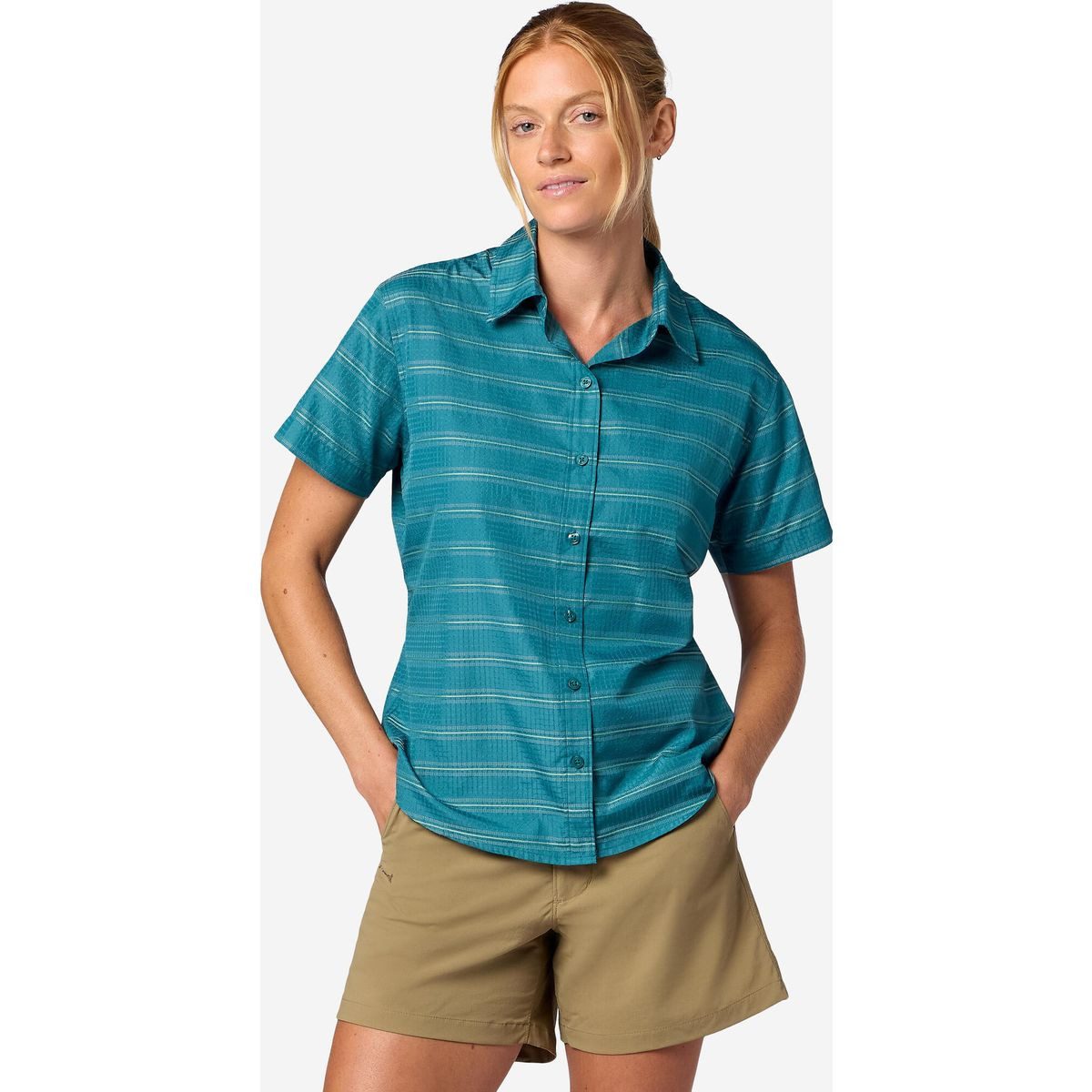 Marmot Outdoorbluse Wm's Airexchange Short Sleeve Shirt Perfekt für Wanderungen: atmungsaktives, schnell trocknendes Hemd mit