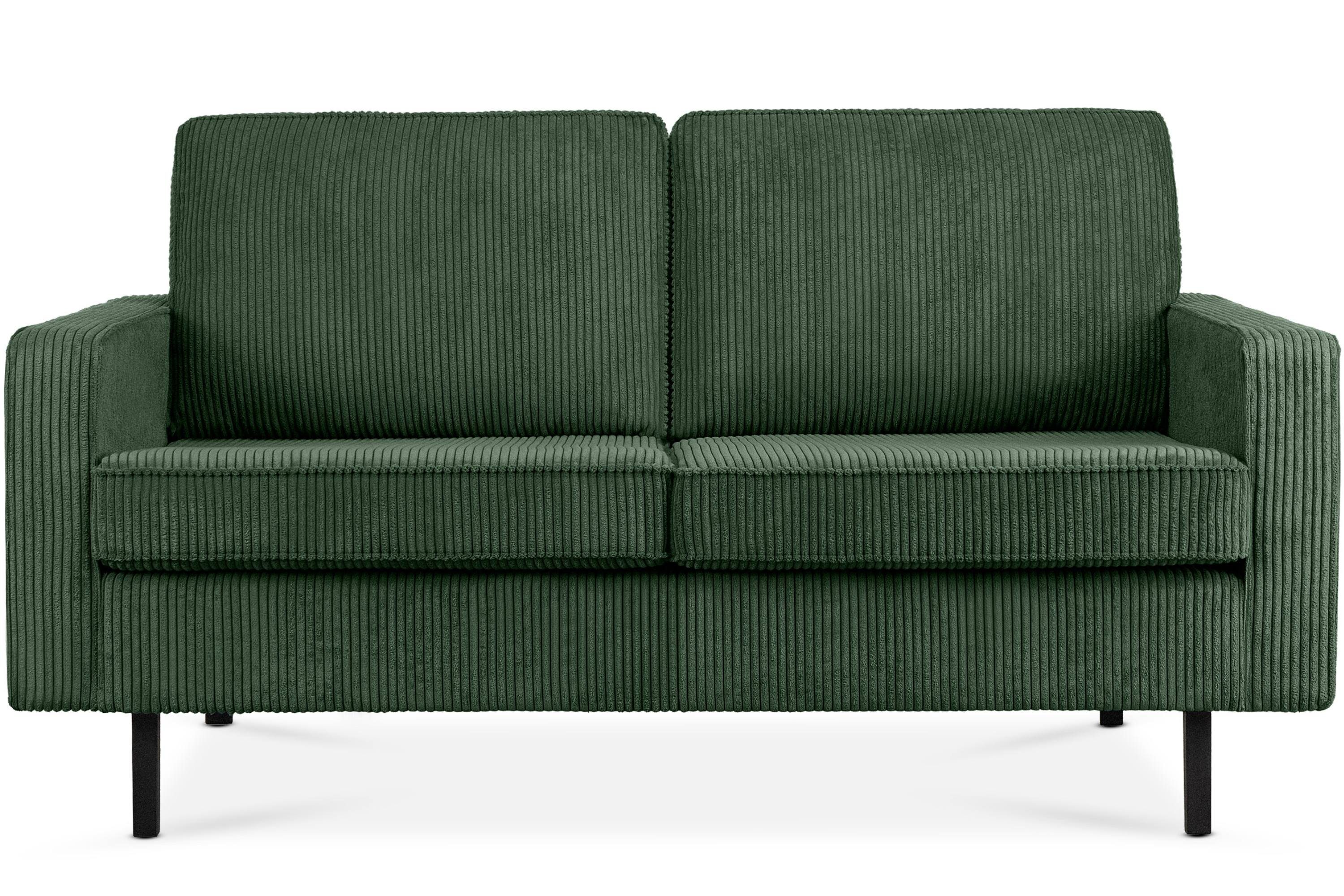 Polsterung Cord-Stoff hochwertigem INVIA Pet 2-Sitzer Friendly in aus Schaumstoff, Konsimo Zweisitzer-Sofa,