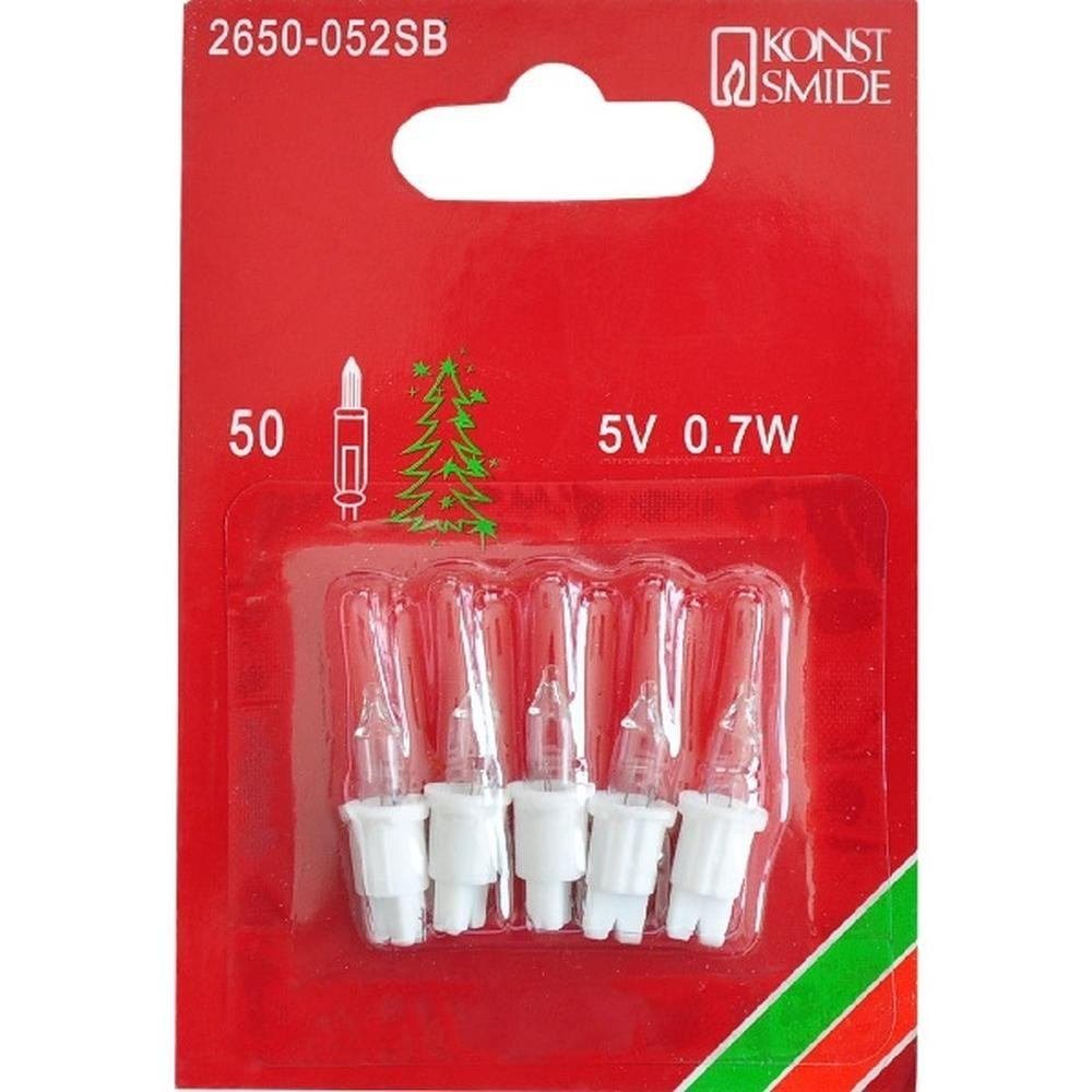 KONSTSMIDE Lichterkette 2650-052 Ersatzbirnen für Fensterbilder weiß