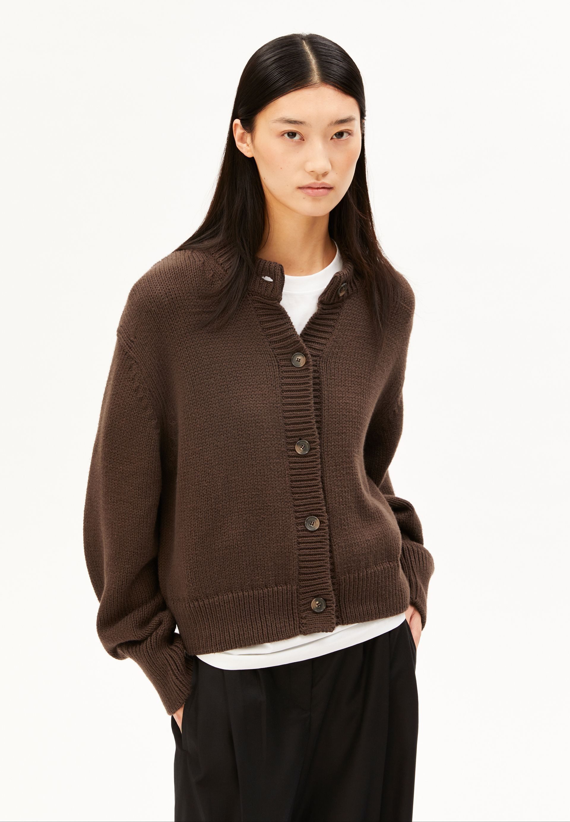 Armedangels Cardigan WINTER Strickjacke aus 100% Bio-Baumwolle (Loose Fit)