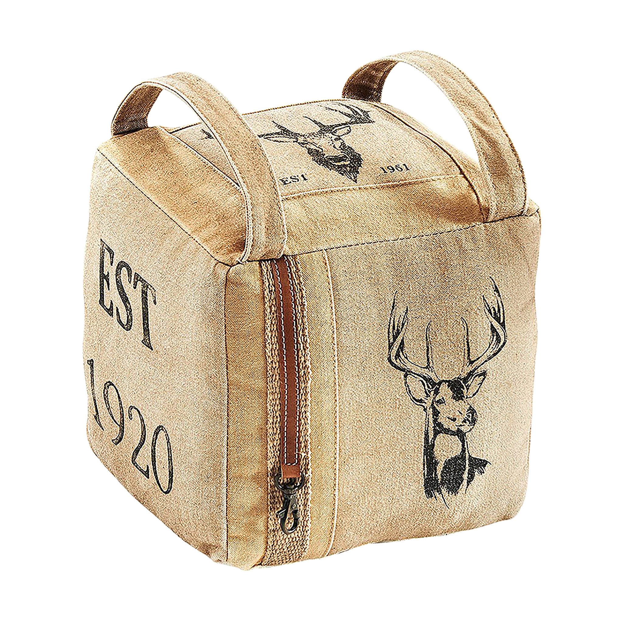 Kobolo Türstopper Vintage Türpuffer -Hirsch- aus Canvas braun (1 Stück) günstig online kaufen