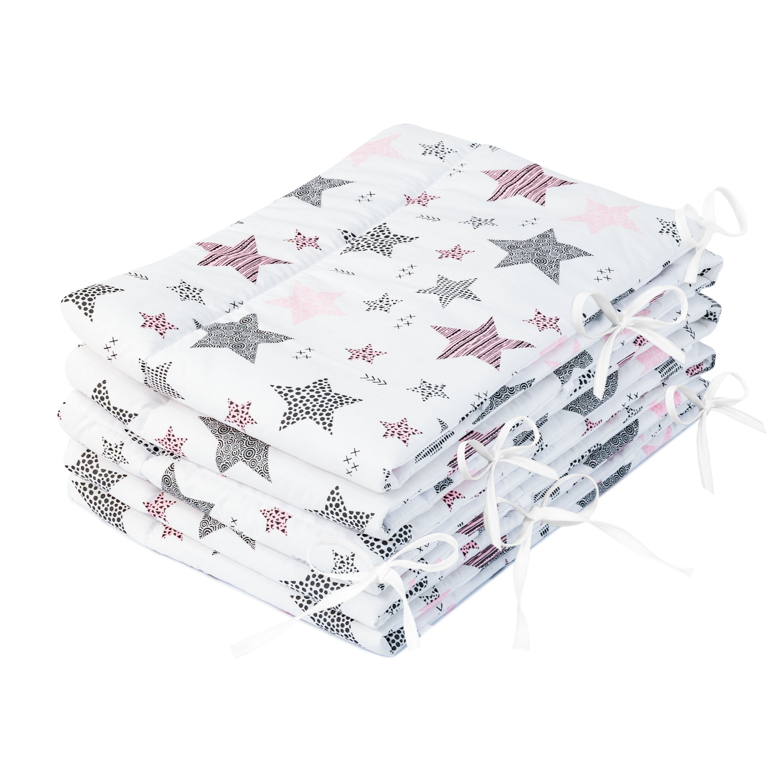 Amilian Bettnestchen Bettumrandung (Made in EU) 420x30 cm - für Babybett 14 günstig online kaufen