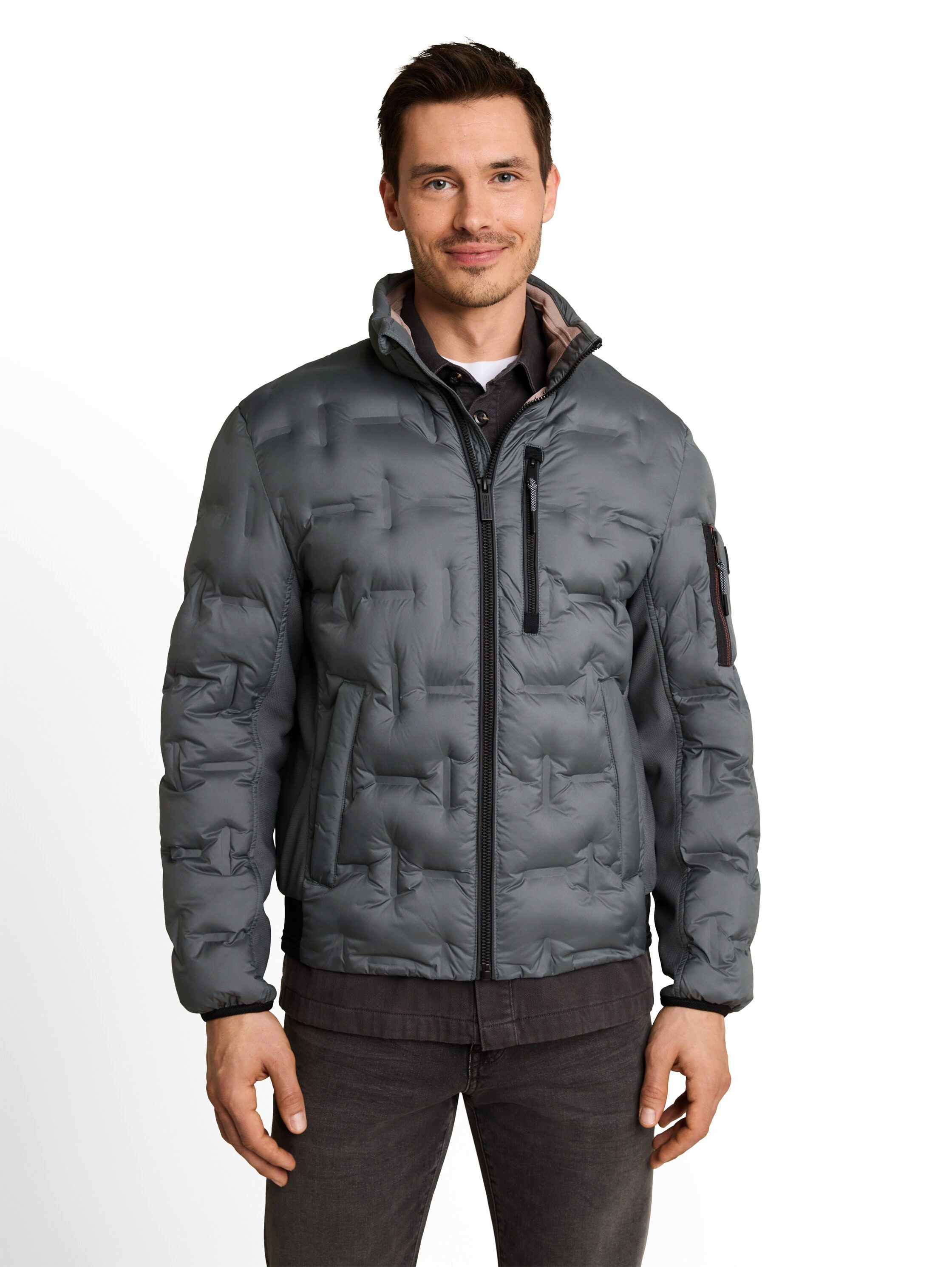 TOM TAILOR Steppjacke mit Stehkragen udn Reißverschluss
