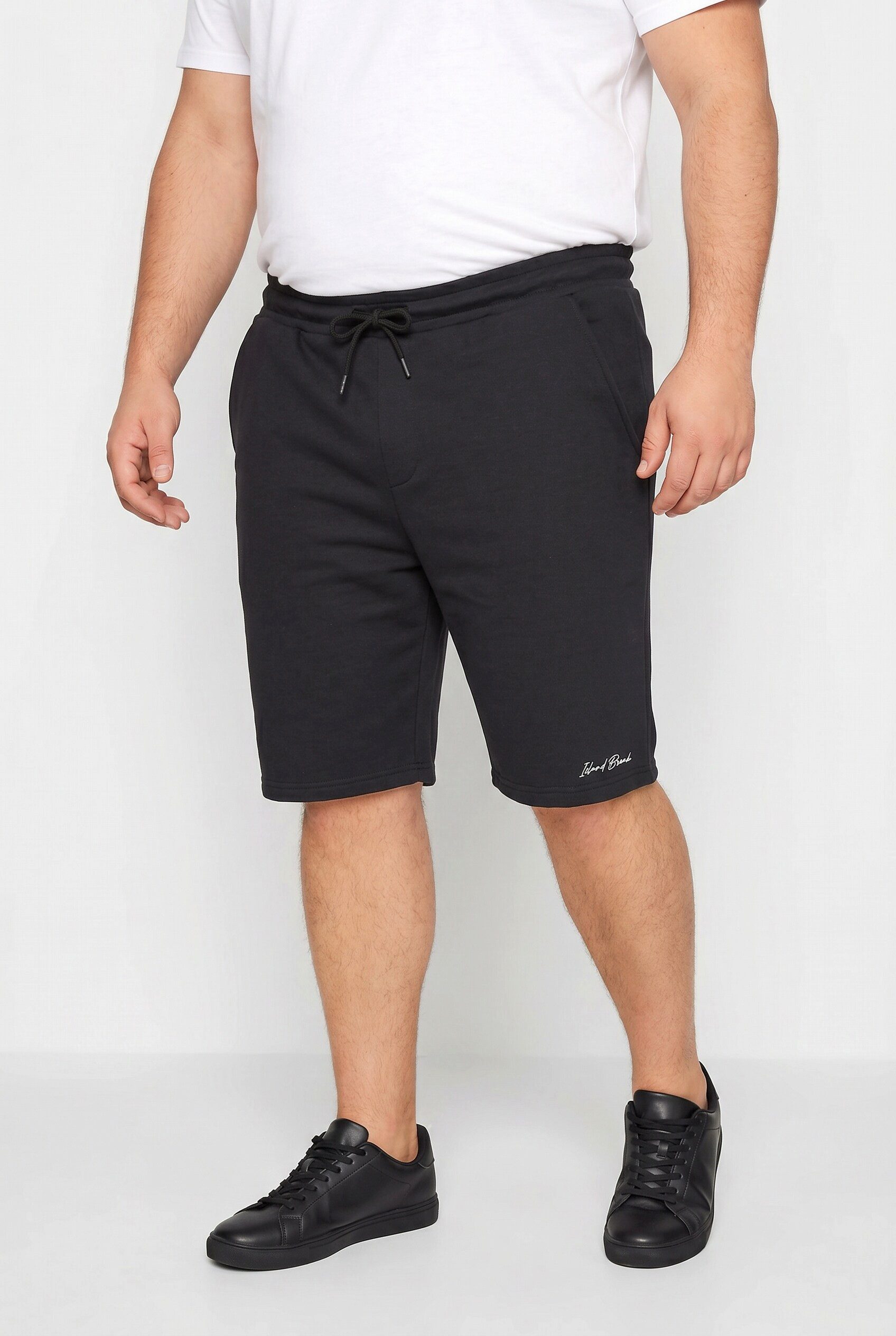 Men Plus Bermudas Sweat-Bermuda Basic Fit Elastikbund bis 8 XL