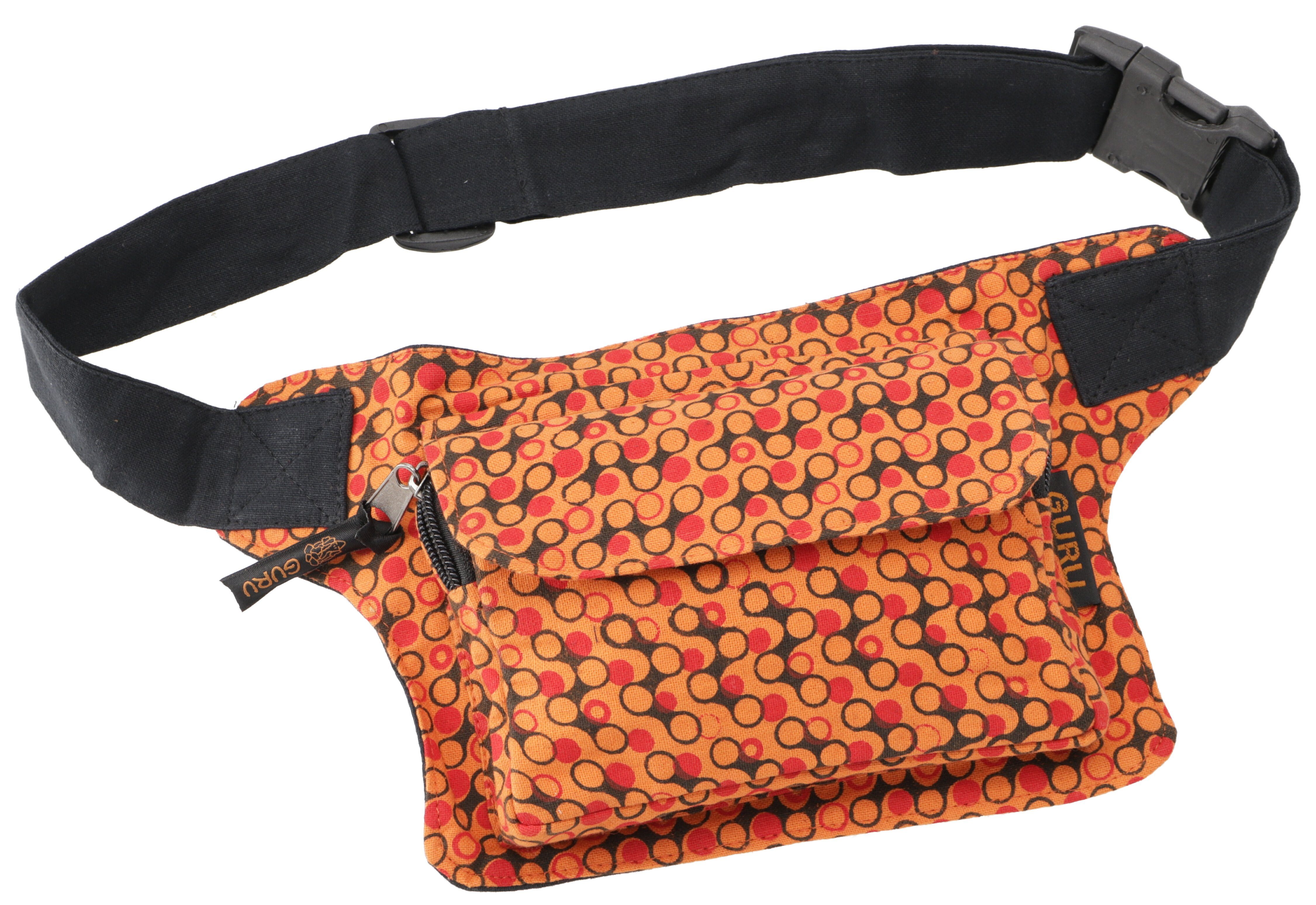 Guru-Shop Gürteltasche Bedruckte Stoff Sidebag & Gürteltasche,..