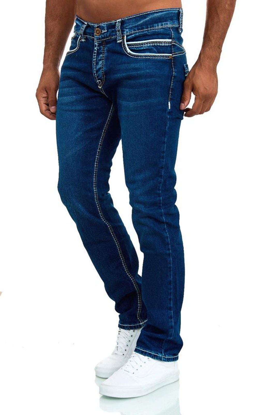 Baxboy Regular-fit-Jeans 9653 Dunkelblau