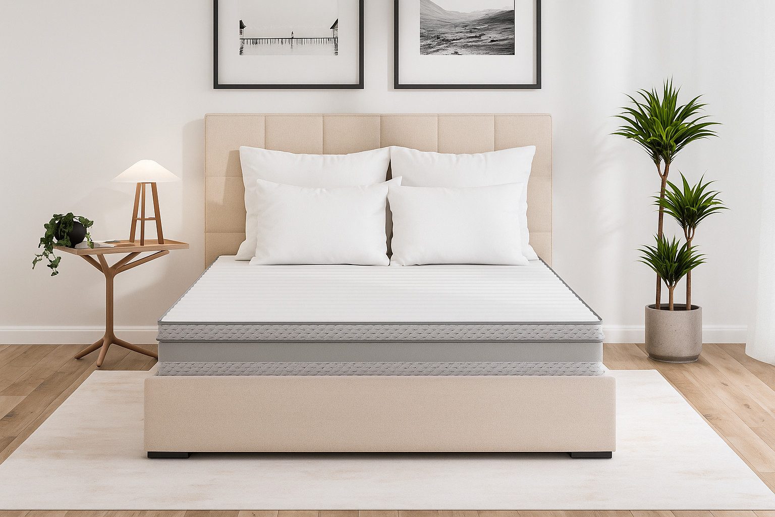 Taschenfederkernmatratze Comfort, ergonomische 7-Zonen Federkernmatratze 90 günstig online kaufen