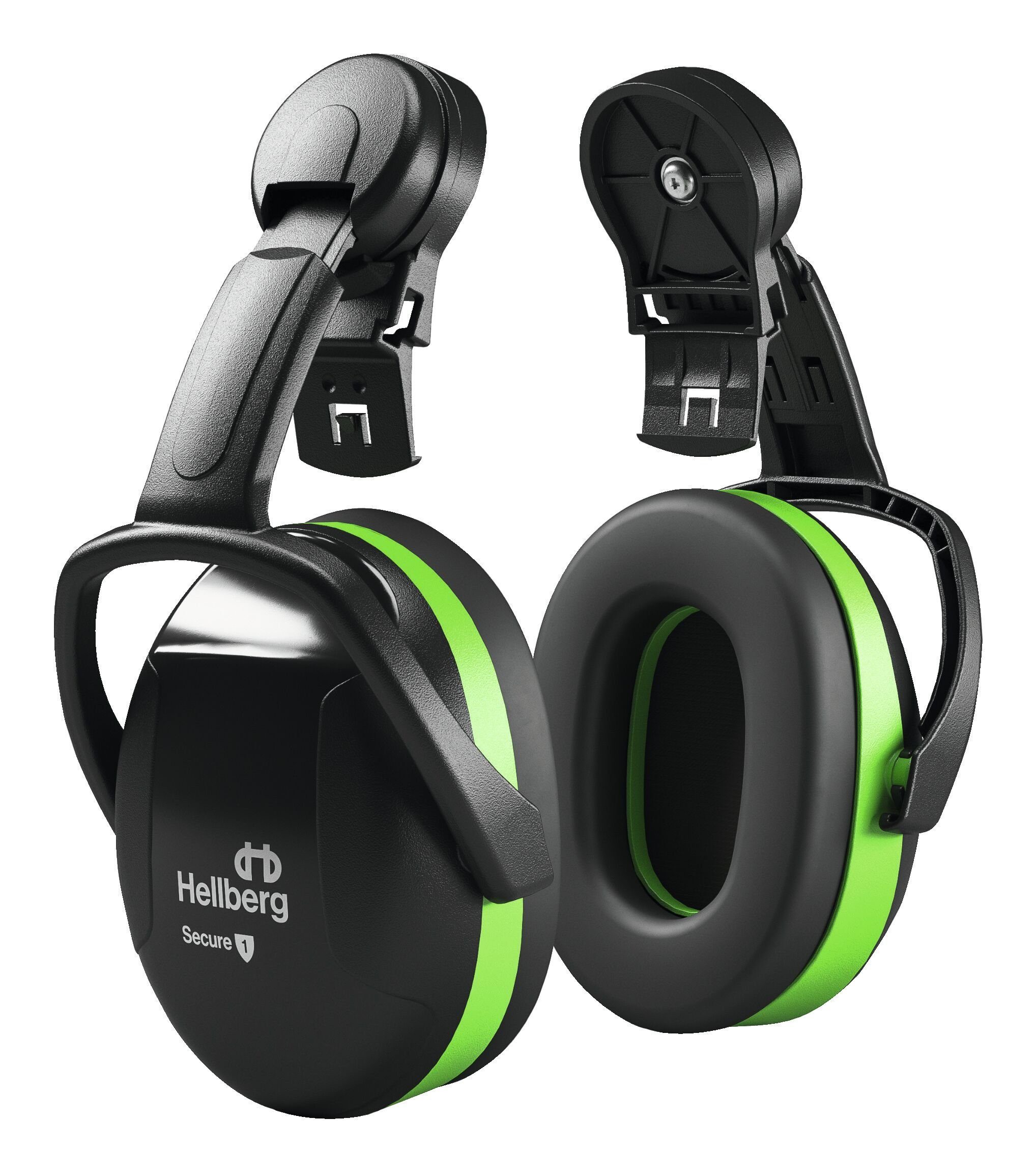 Hellberg Kapselgehörschutz, Secure Helmmontage