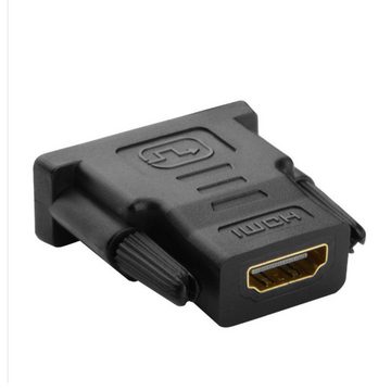 Retoo HDMI auf DVI Adapter HDMI A Buchse DVI Stecker 24+1 Vergoldet Kontakte HDMI-Adapter HDMI zu HDMI zu DVI-D und DVI-D zu HDMI, Plug&Play-System, Bi-direktional