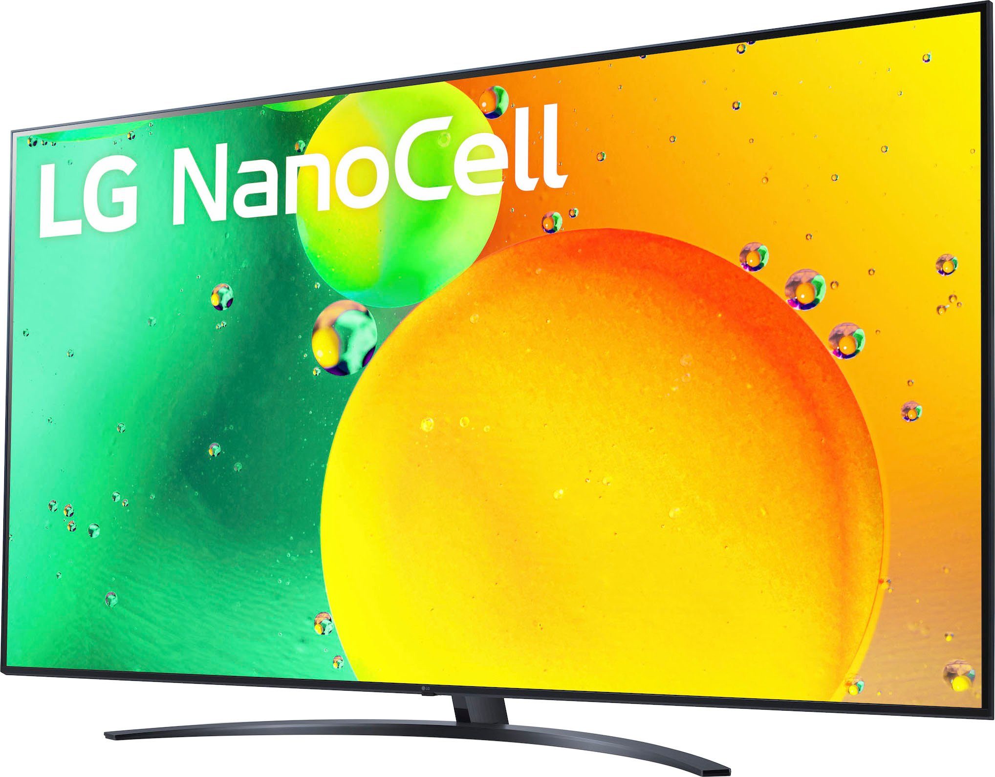 LG 86NANO769QA LED-Fernseher (217 cm/86 Ultra 4K HDMI 4K Zoll, Smart-TV, Pro, Gen5 Dimming 2.0, Sprachassistenten) α7 AI-Prozessor, HD