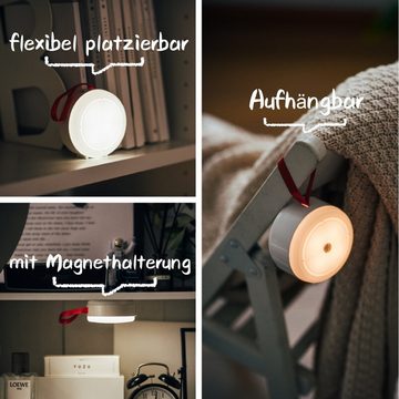 LIGHTSTUDIO LED Nachtlicht LS-Mii-B01, LED fest integriert, Warmweiß