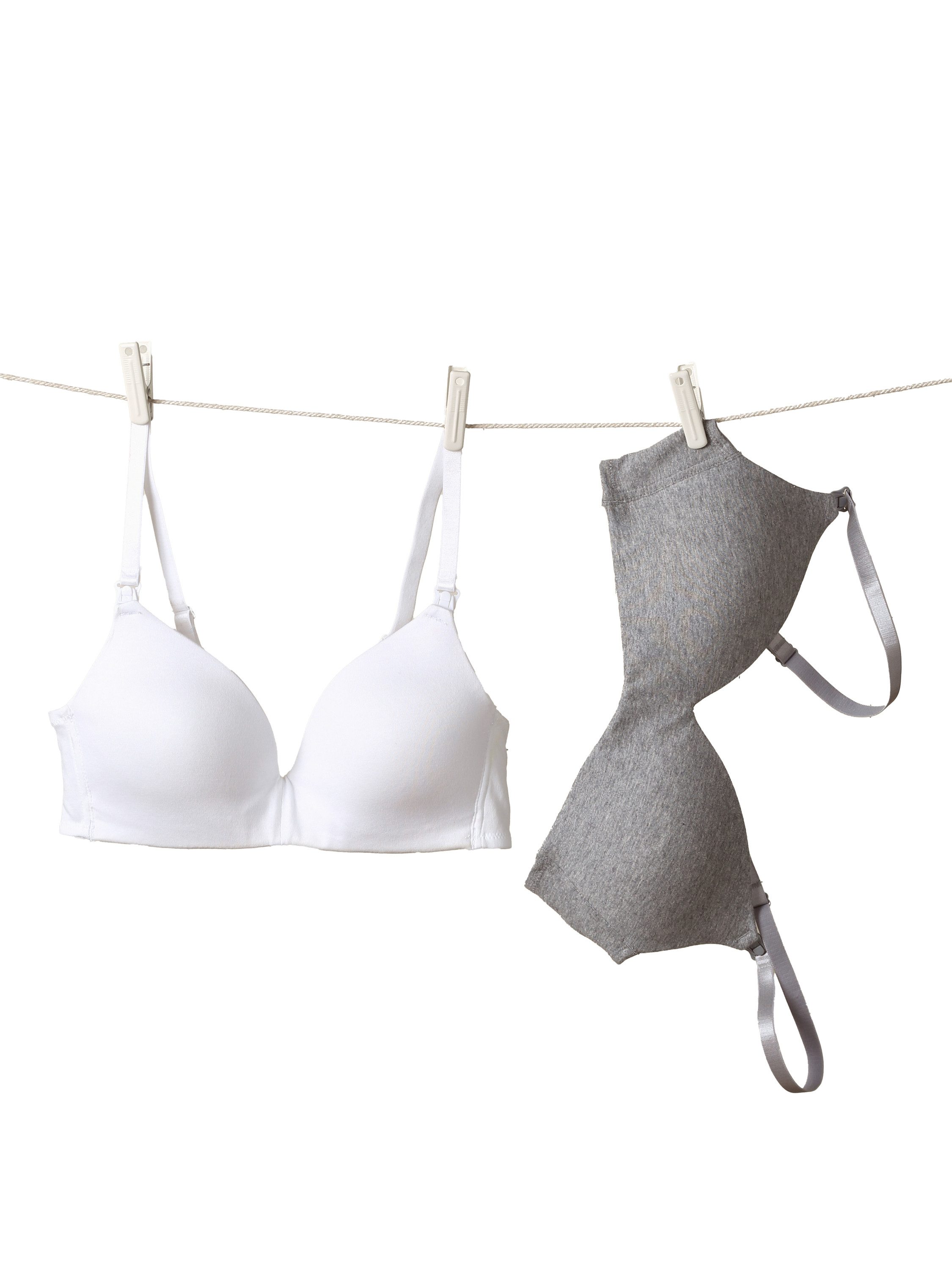 vertbaudet Still-BH Still-BHs ohne Bügel aus Bio-Baumwolle 2er-Pack